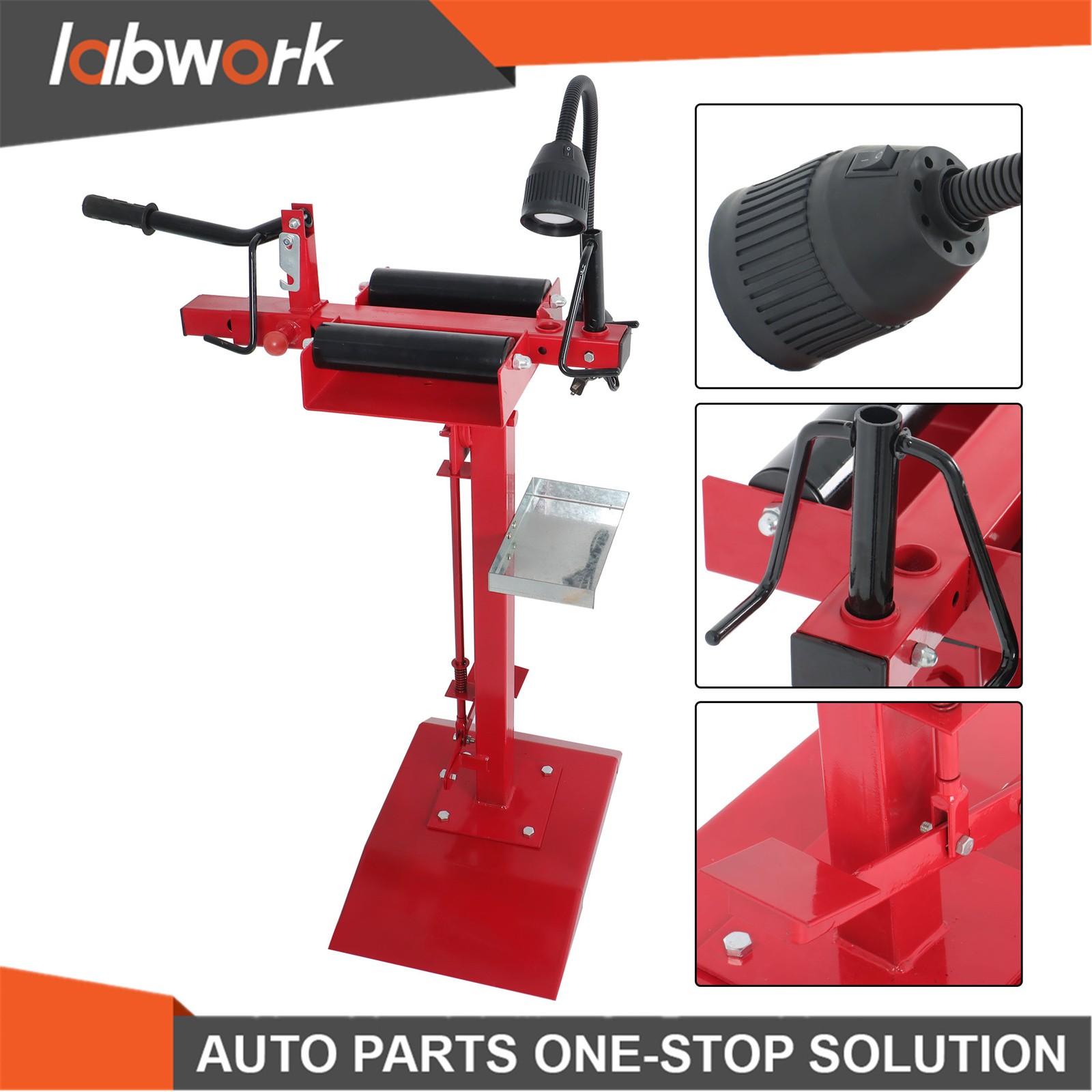 Labwork Portable Tire Changer with LED Light Tire Spreader for Truck and Car