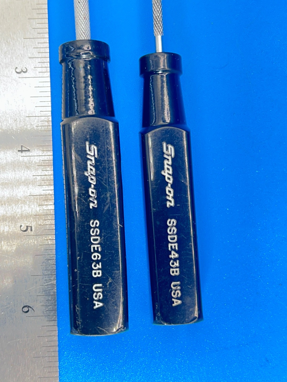 Snap on Tools Electronic Screwdriver SSDE63B 2 Pieces USA N-3