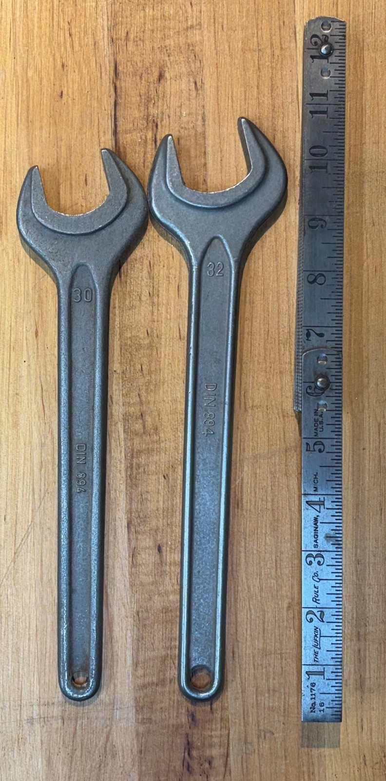 GEDORE metric open ended wenches, 30 mm and 32 mm, Germany