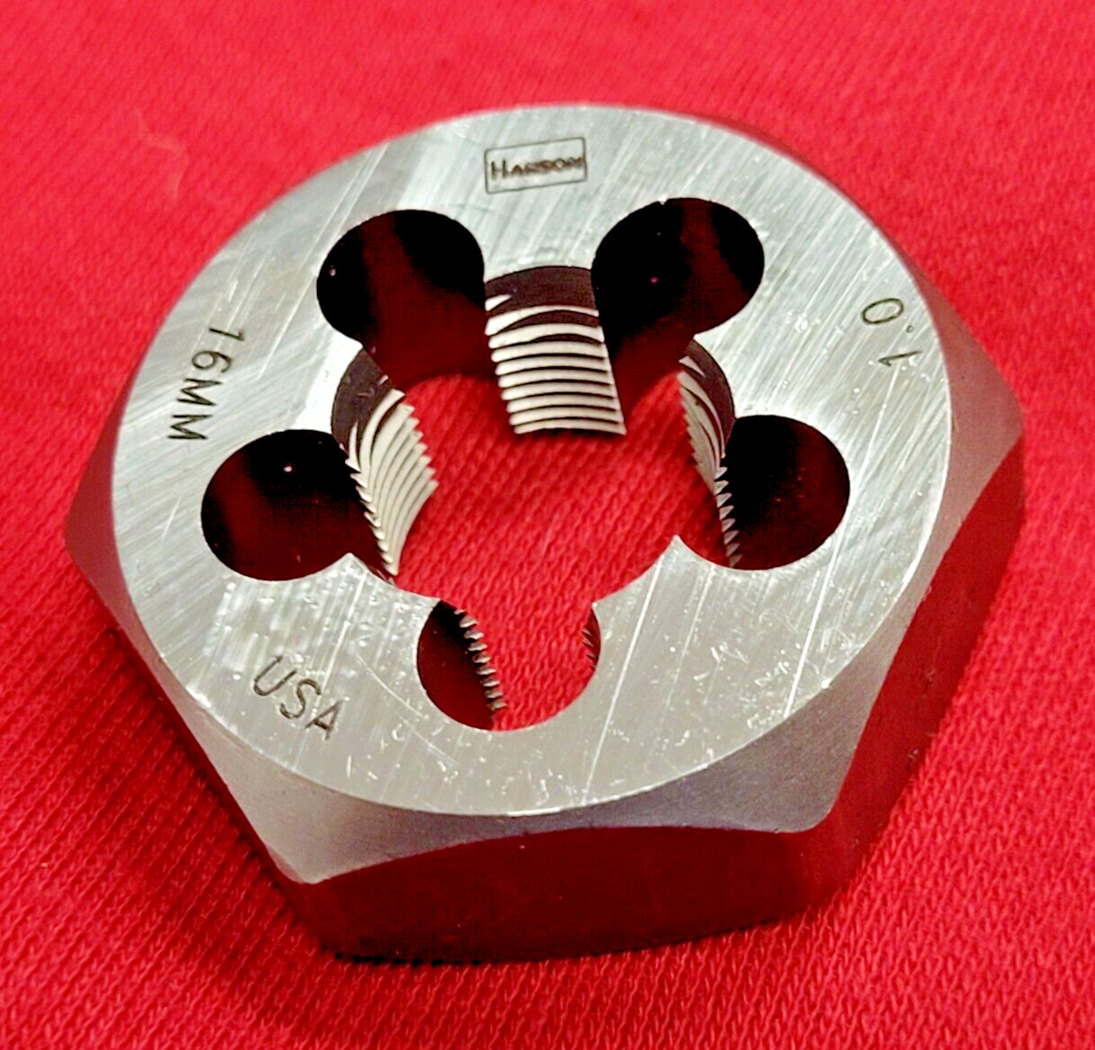 M16 X 1.0 Metric 1.4″ Hex Die Irwin Hanson 6954 16MM CS USA RH