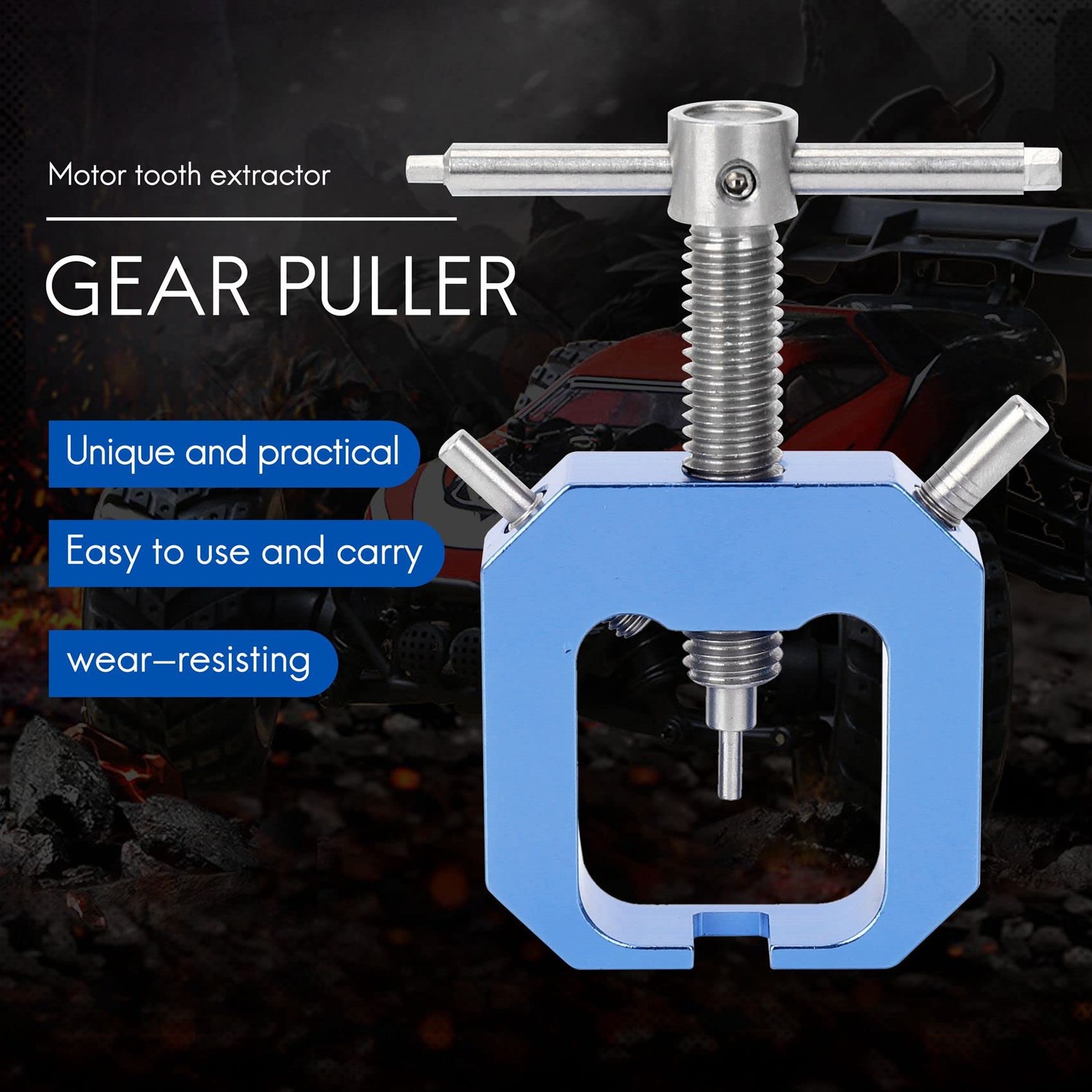 2 Piece Motor Pinion Puller Remover Tool Kit RC Gear Puller Tool…