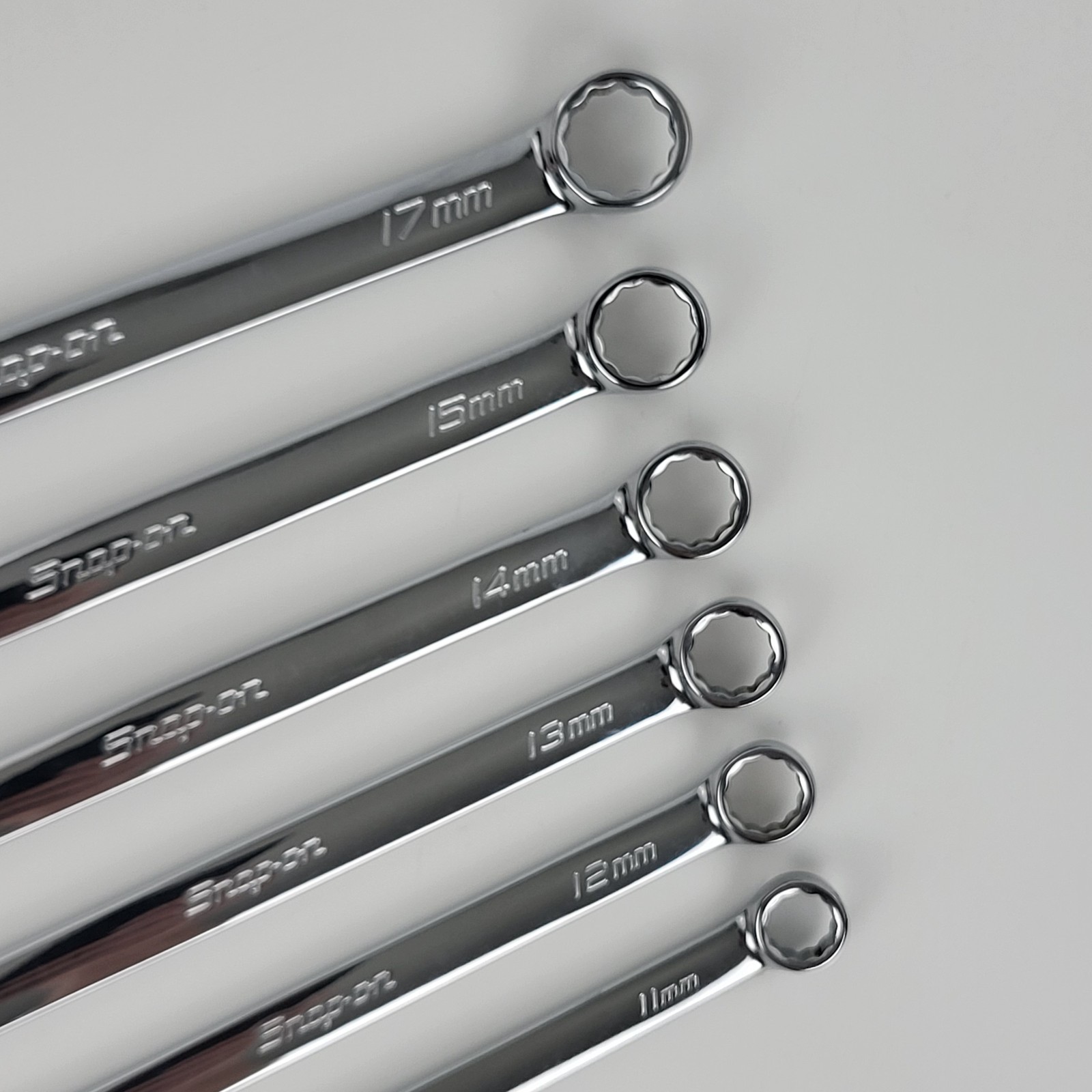 Snap-On Tools – 6pc OEXM 12Pt Metric Combo Flank Drive Wrench Set – 11-15 17mm