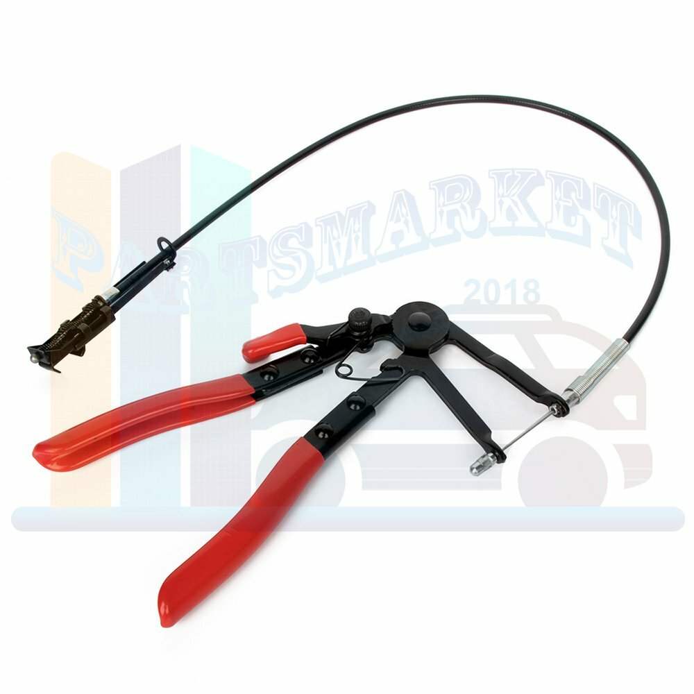 24»Flexible Long Reach Hose Clamp Pliers Remote Action Cable Type Repair Tools