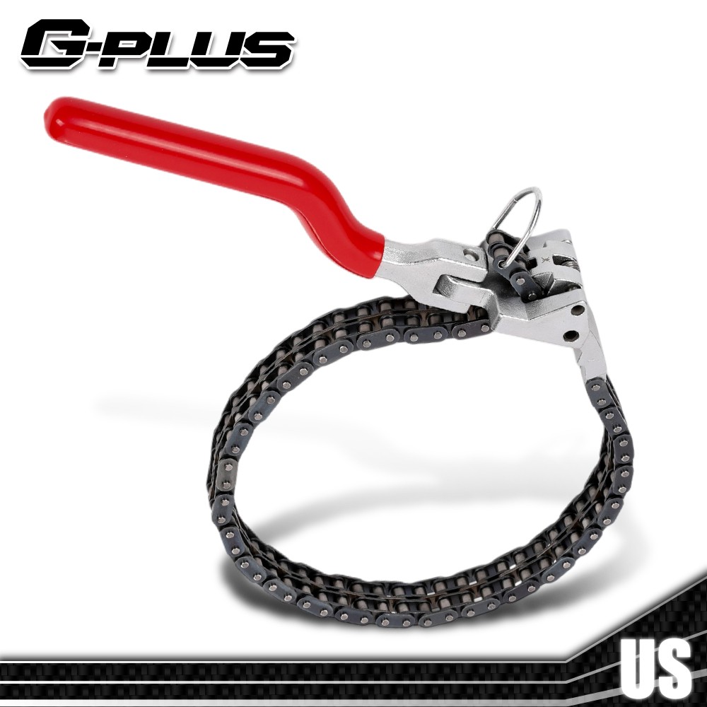 Heavy-Duty Ratcheting Chain Wrench Oil Filter Change Pipe Fittings 60-160mm
