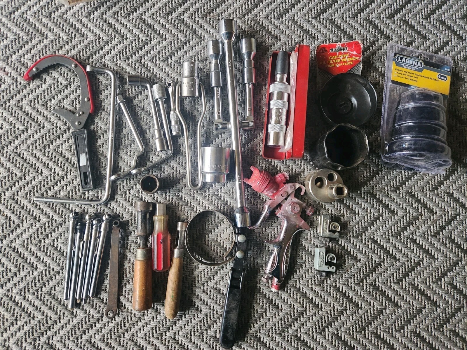 Lot of Mechanic Hand Tools