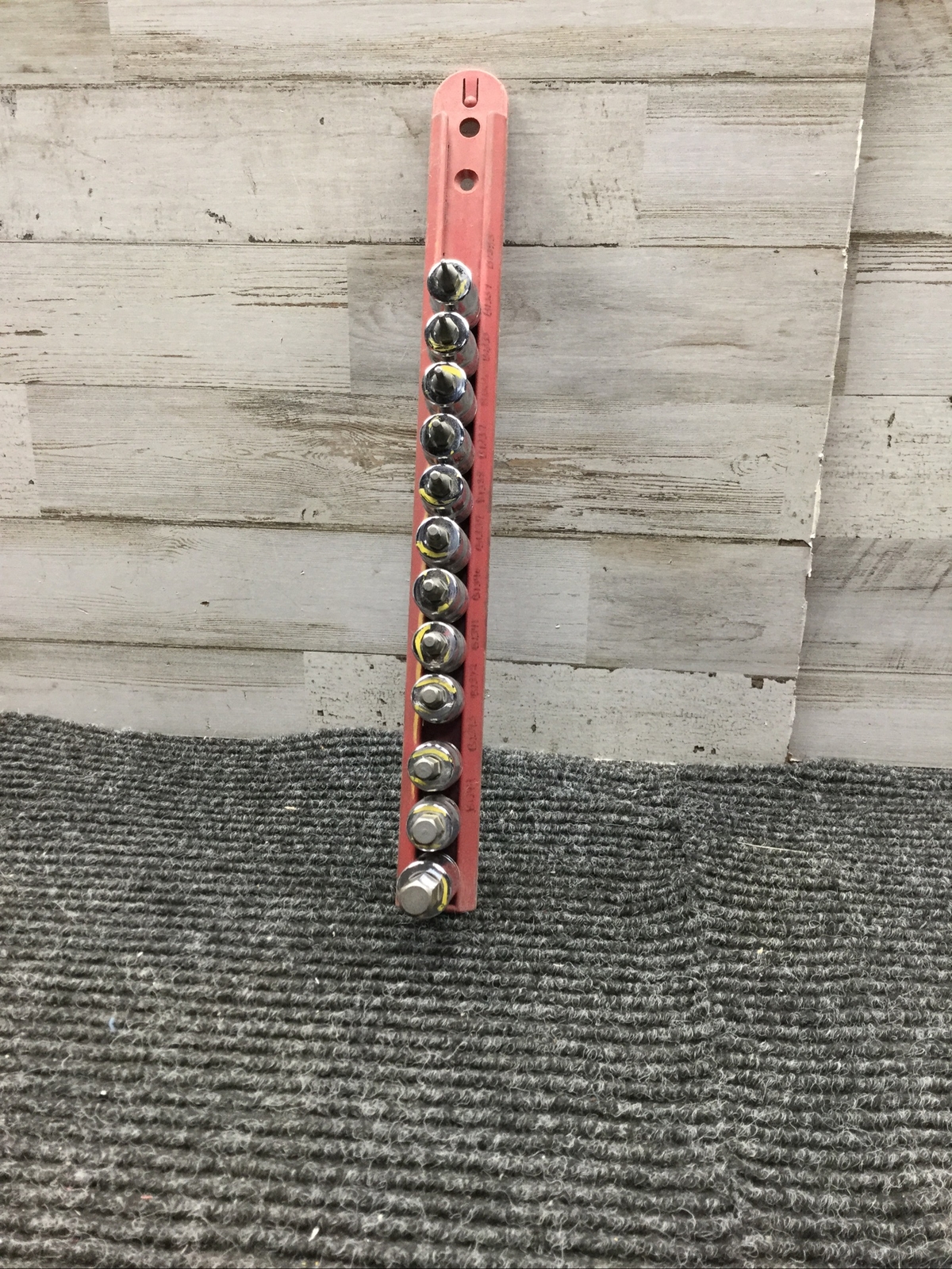 Used GearWrench 12 Pieces Drive Hex Bit Socket 3/8″ -1/16″