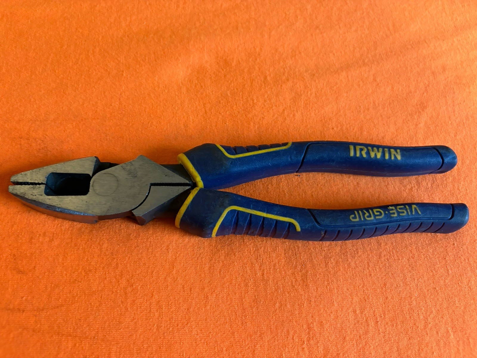 IRWIN Vise-Grip Pliers Cutters 9 1/2″ Long Mechanic Hand Tools Blue Handle