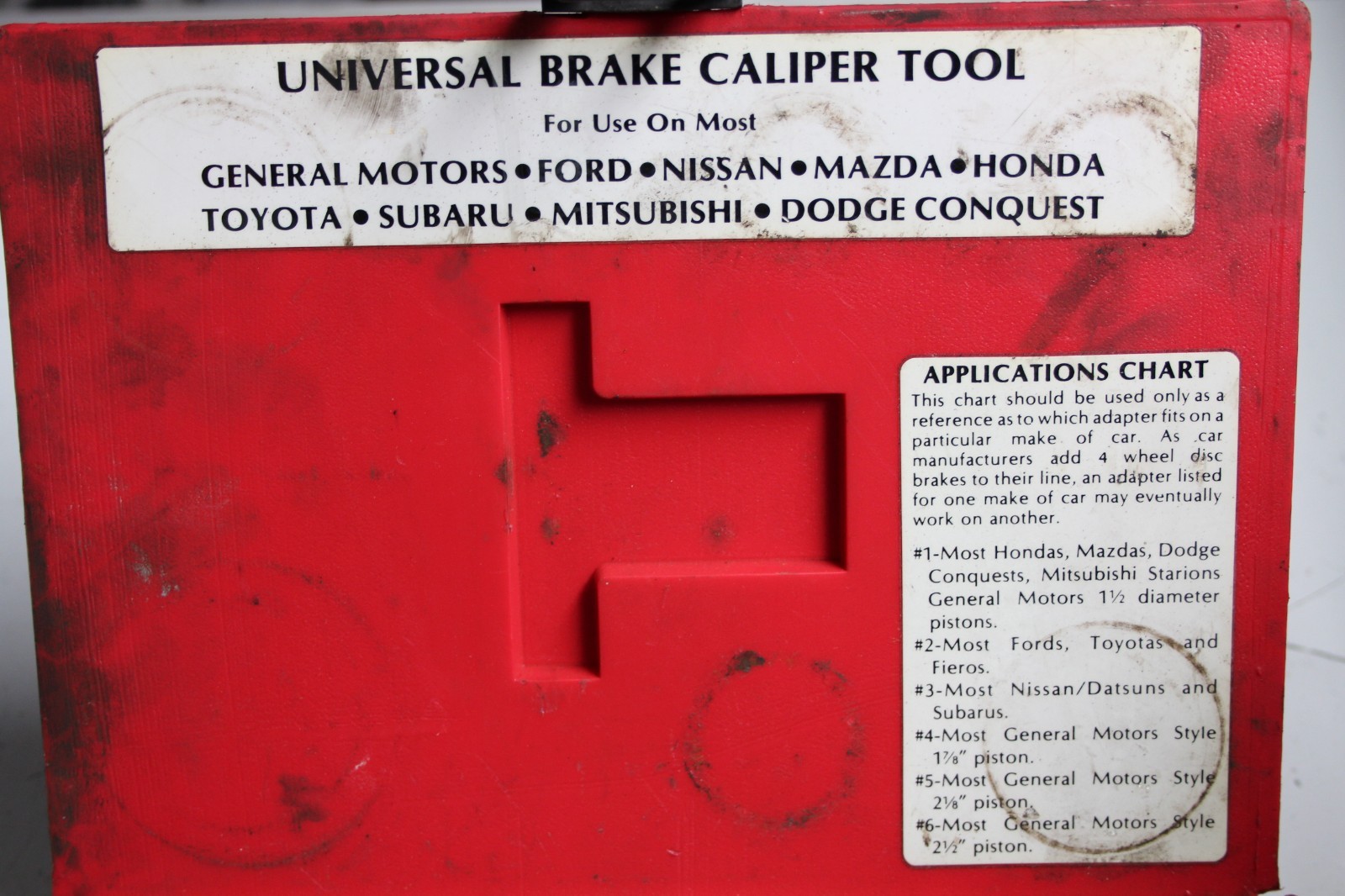BLUE POINT 7 Pc Universal Brake Caliper Service Tool Set YA8610 w/ Case USA
