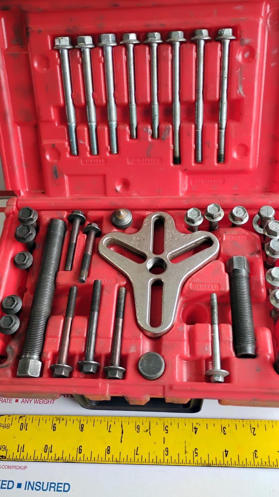 Mac Tools Deluxe Bolt Grip Puller Set STP500M w/ Case USA AUTOMOTIVE