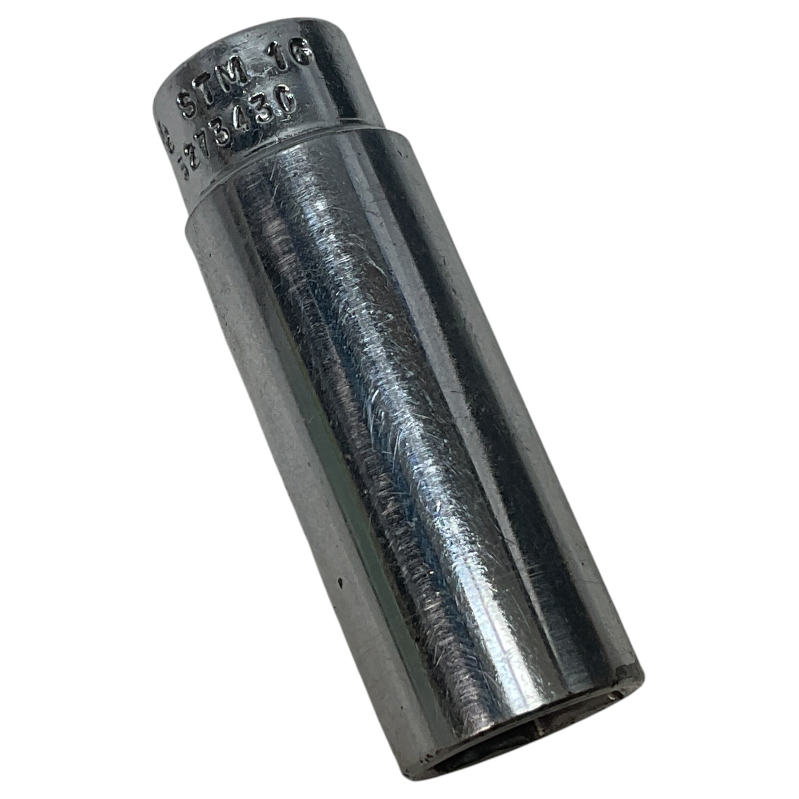 Snap-on STM16 1/2″ Deep 6 Point Socket 1/4″ Drive Chrome USA Mechanic Tool