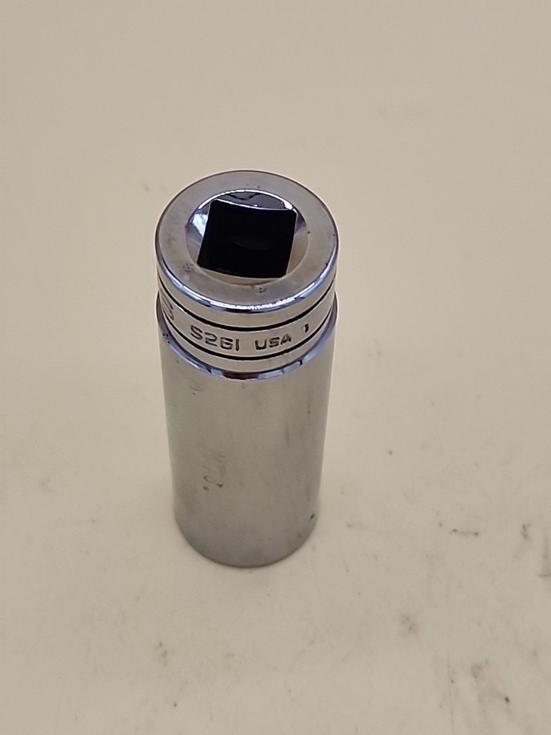 Snap-on Tools 1/2″ Drive 13/16″ Deep 12 Point Chrome Socket S261 USA