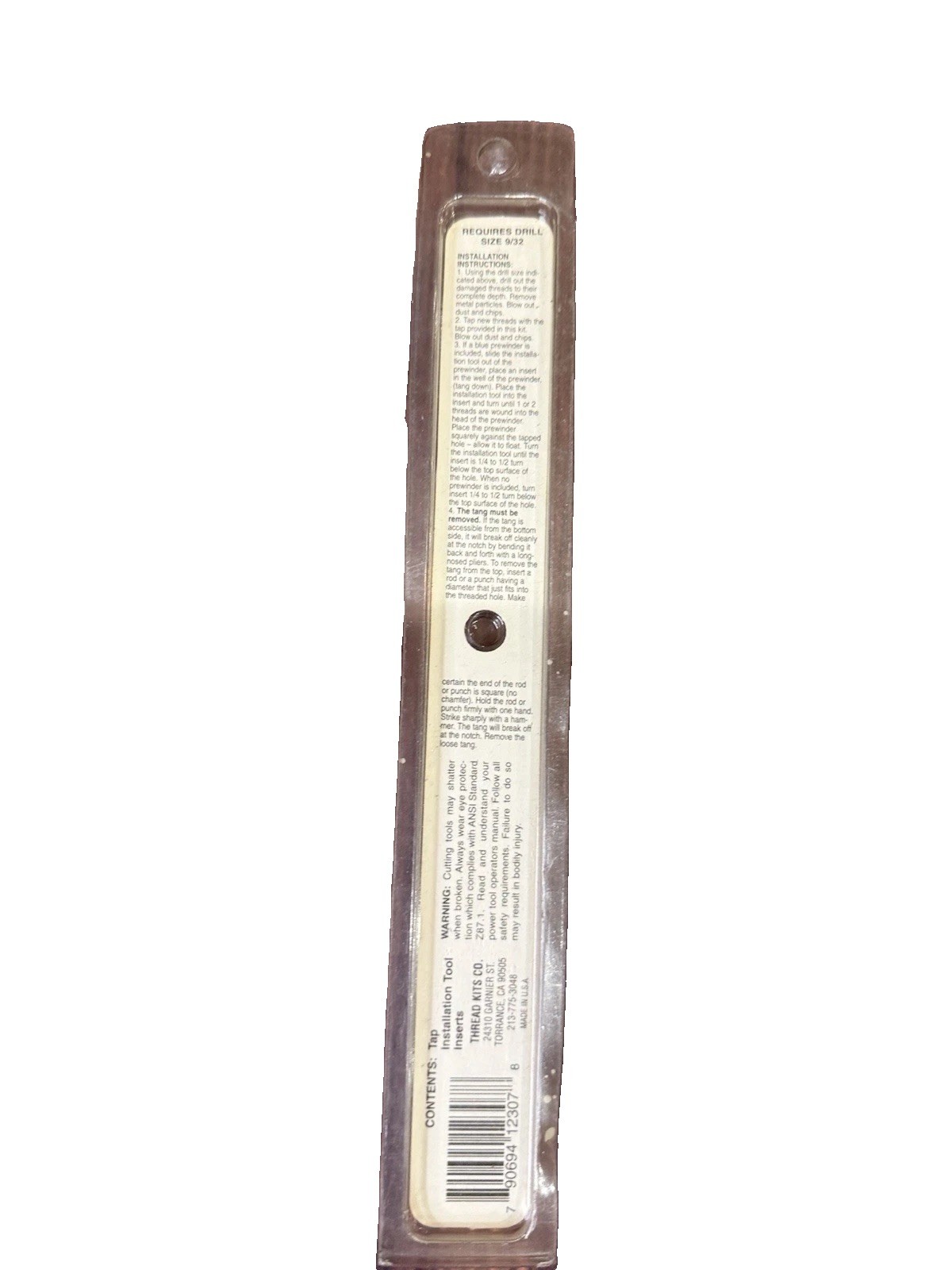 Perma-Coil M7 x 1.0 1221-307 Thread Repair Kit