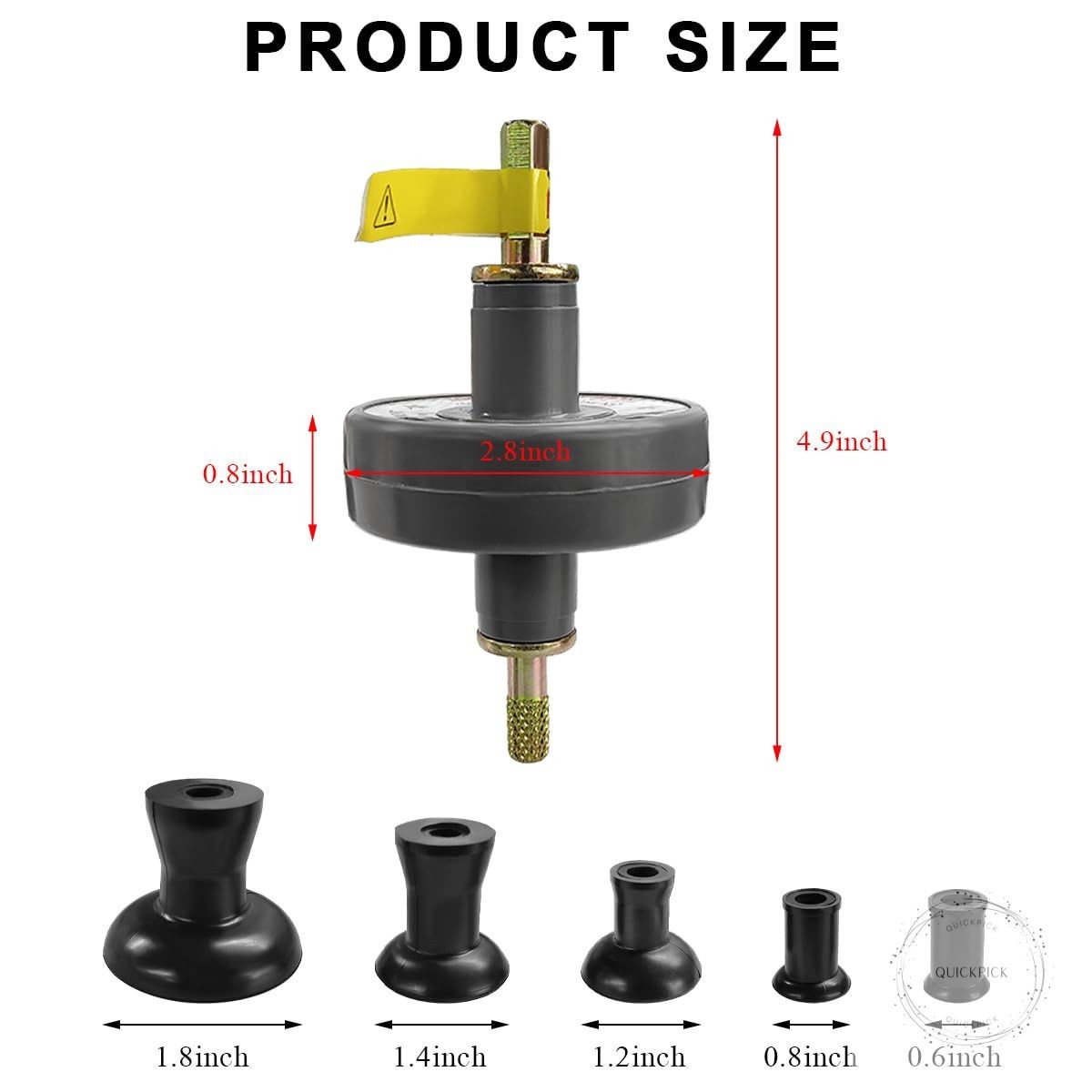 Valve Lapping Tool, Small Engine Valve Lapping Kit with 5 Suction Plates 1000rpm