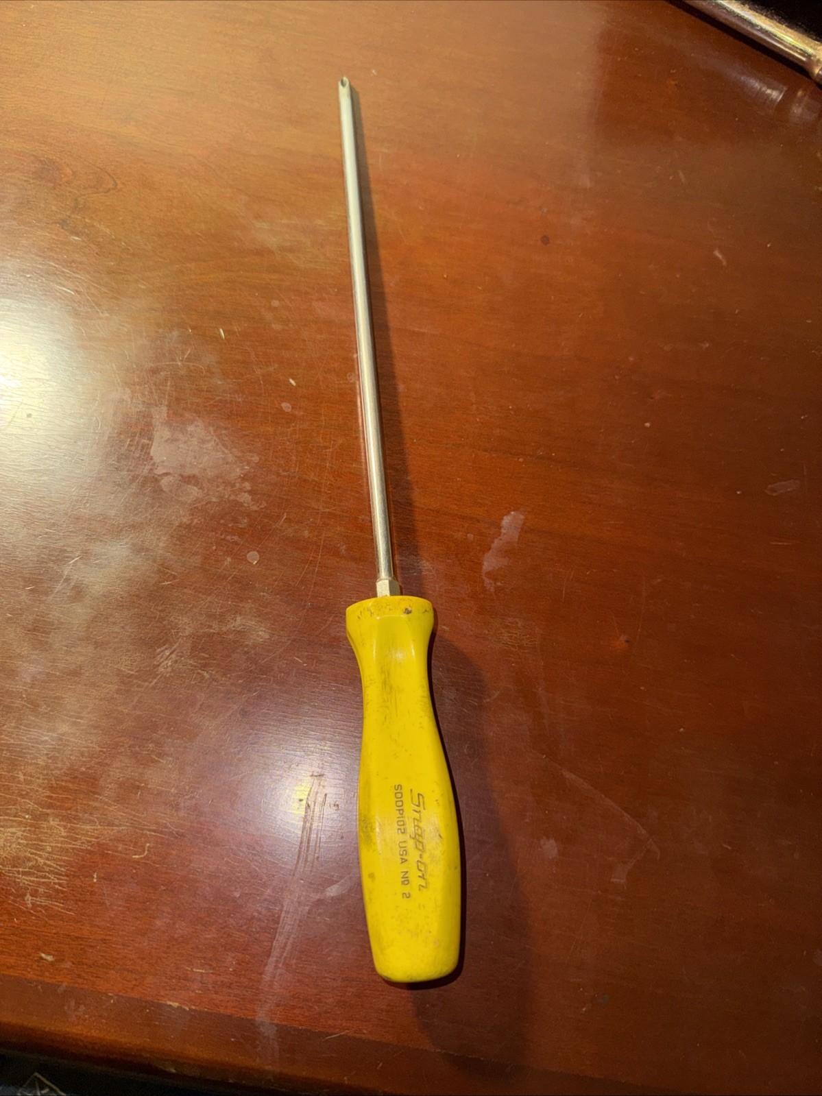 Used Snap On Yellow Hard Handle Phillip Number 2 Screwdriver Used