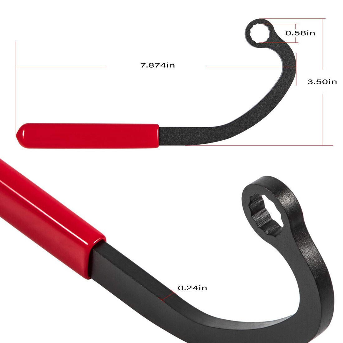 13mm Wrench for Cummins Diesel Engine 5.9L, Fuel Injection Pump Box End Tool