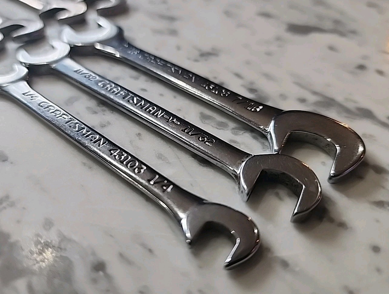 Craftsman Ignition Wrench Lot Of 9 Pcs Metric SAE 5 6 8 9 10 11 – 7/16 11/32 1/4