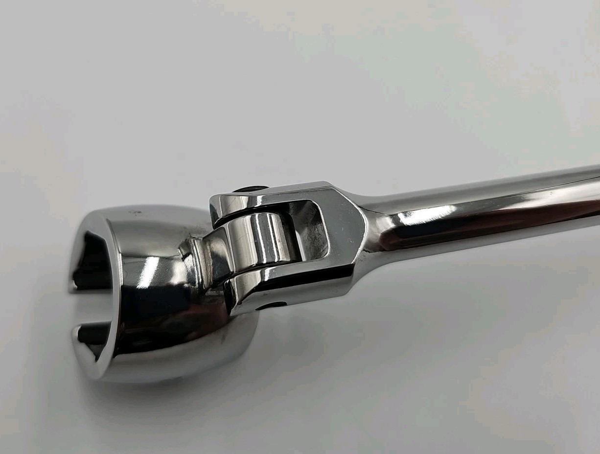 Snap-on Flex Head Oxygen Sensor Chrome Handle Wrench SWR1A 7/8″