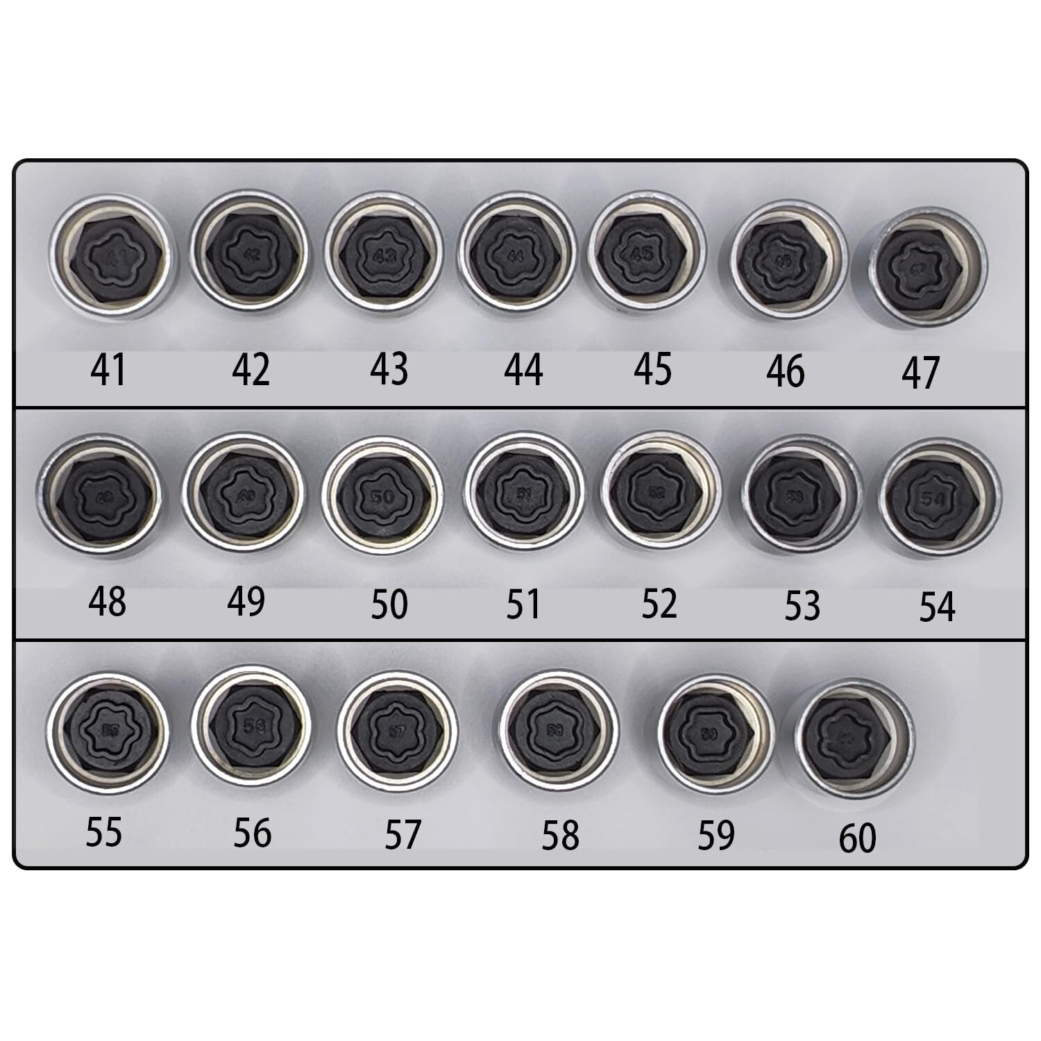 21pcs Master Lock Wheel Nut Stud Key Set Removal Locking Socket for BMW