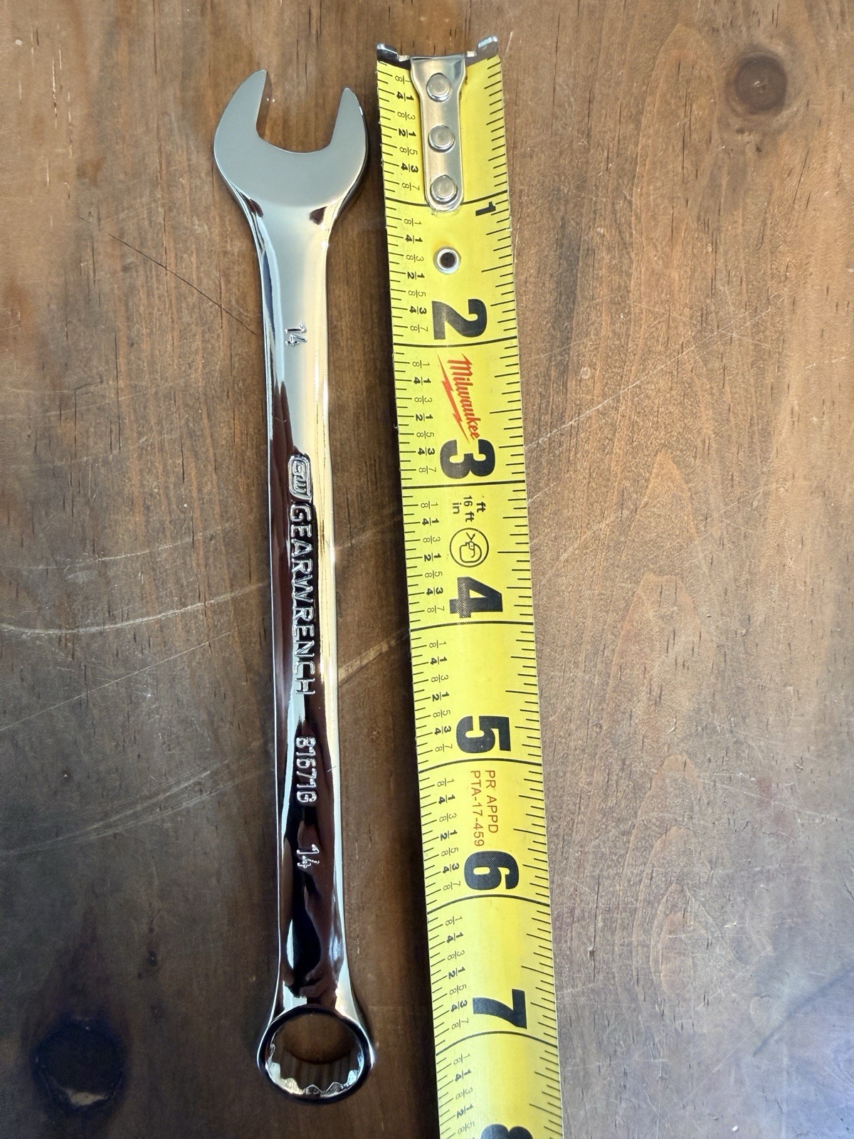 Metric GEARWRENCH Combination Wrench Polished Chrome – Pick A Size – Gear Wrench