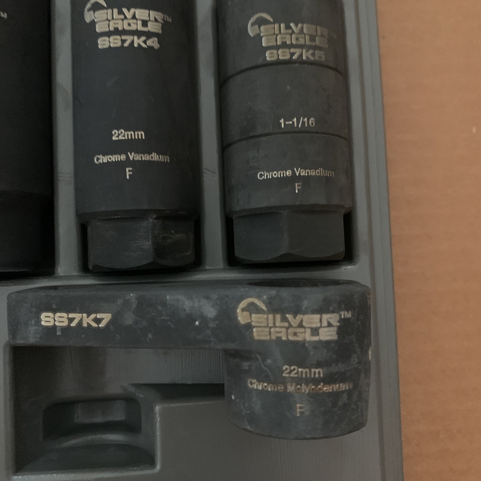 Matco SS7K Silver Eagle 7 Piece Sensor Socket Set, Complete Set In Original Case