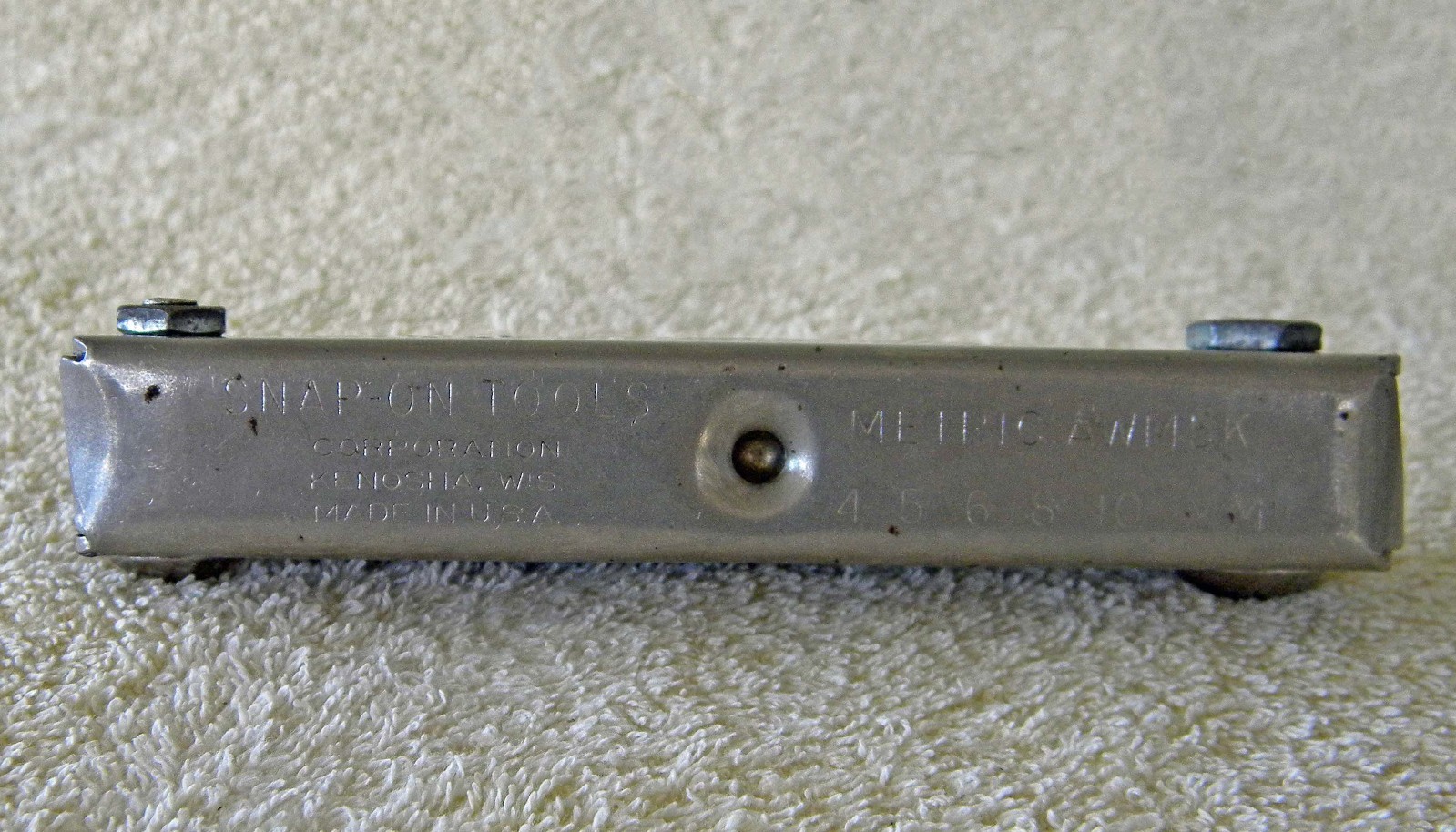 Vtg Snap-On Kenosha #AWM5K 5PC Folding Metric Hex Allen Wrench Set 4MM-10MM