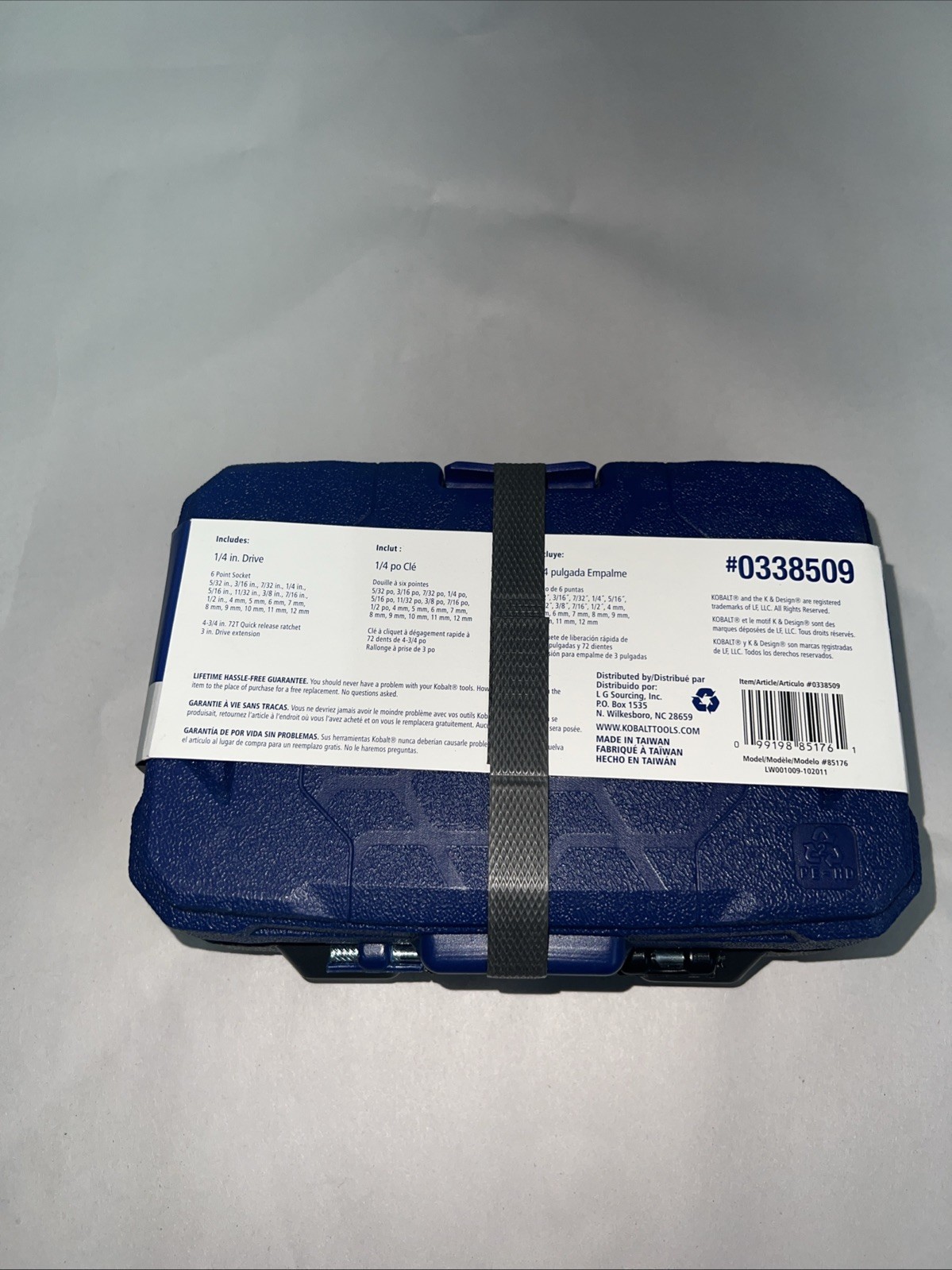 Kobalt 20pc Mechanic’s Tool Set 1/4” Drive Socket Set #0338509 SAE METRIC NEW