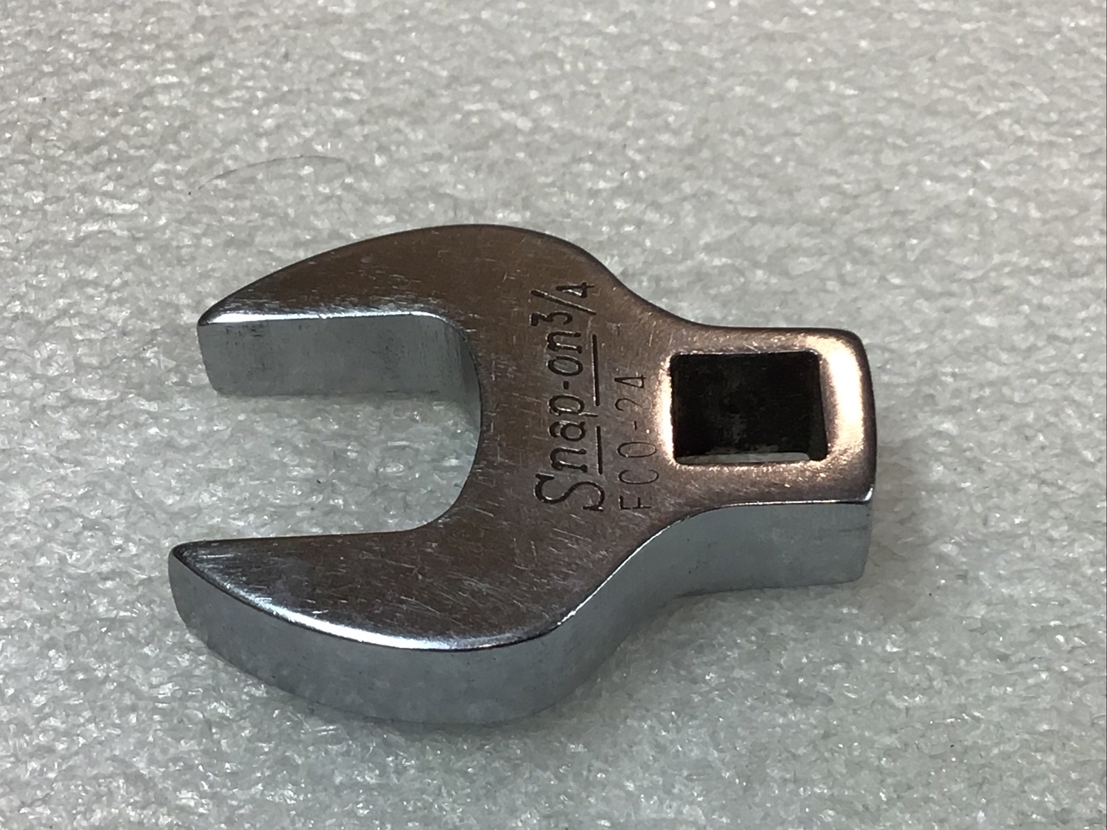 SNAP ON#FCO24 – 3/4”, SAE, 3/8”DR.,OPEN END,CROWFOOT, SOCKET,UNDERLINE LOGO-NICE