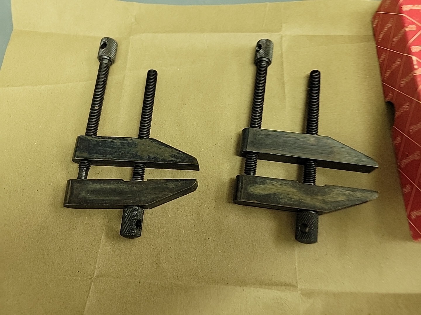L.S. Starrett Pair 161C Toolmakers Parallel Clamps (2) NOS