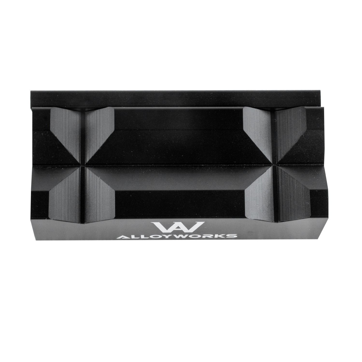 Black Universal Aluminum Magnetic Billet Vise Jaws Fitment for AN Fittings 20990