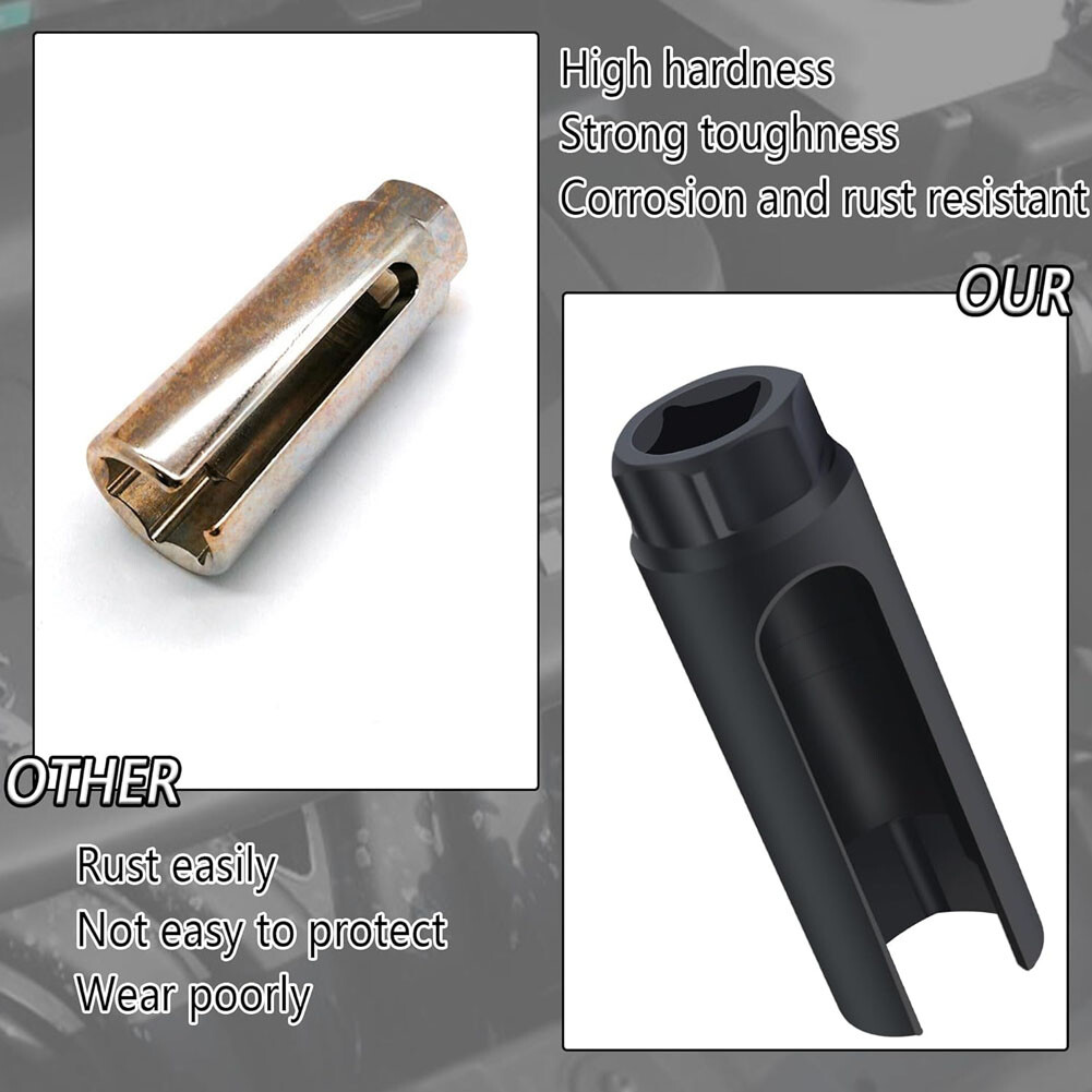 Oxygen Sensor Socket 7/8» (22mm) 6-Point O2 Sensor Socket Wrench Removal Instal