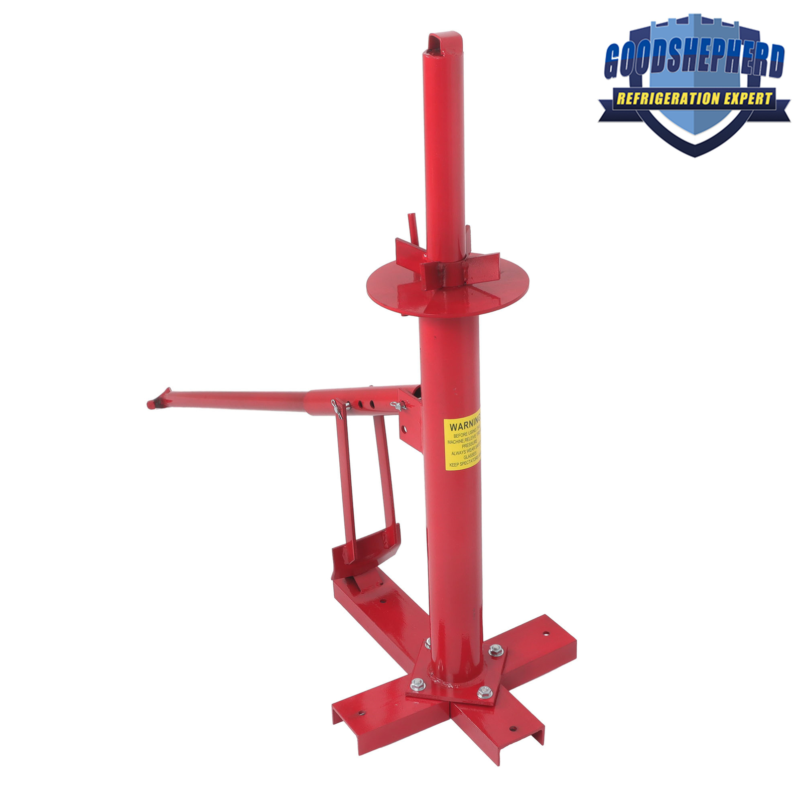 Portable Hand Bead Breaker Mounting Tool 8″ to 16″ Tires Manual Tire Changer Red