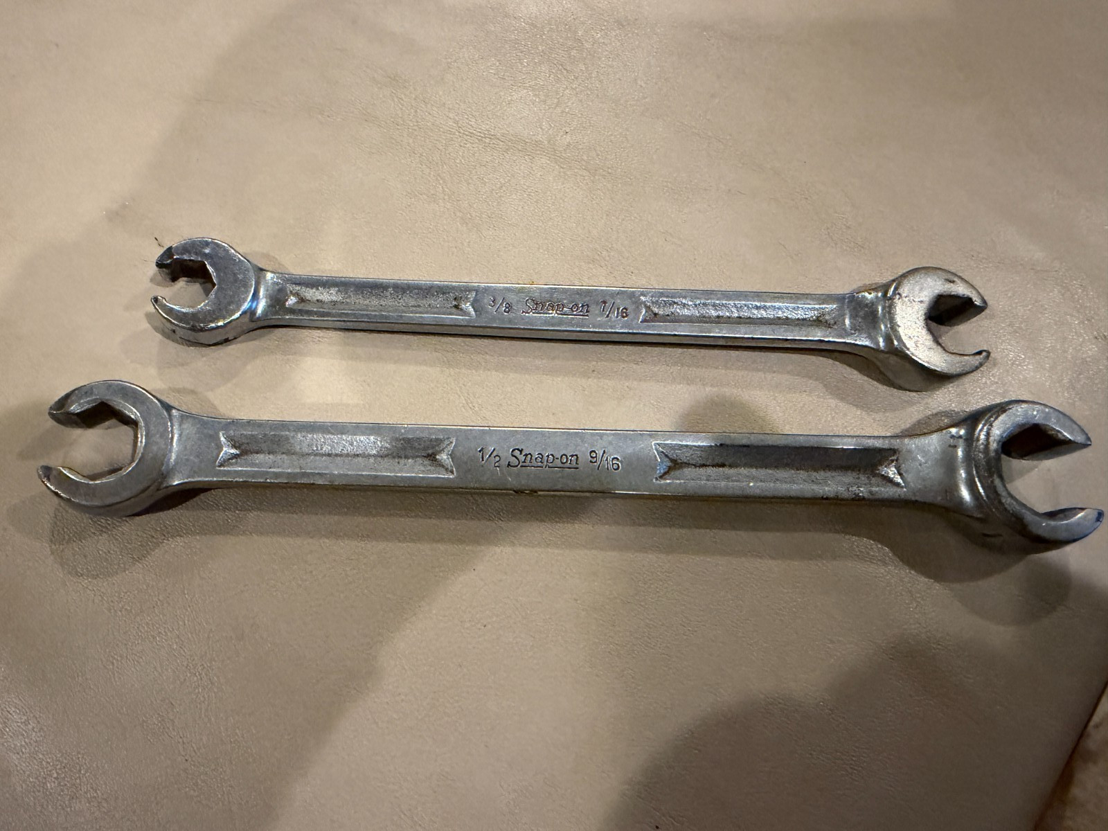 Snap-On Double Flare Nut Line Wrenches SAE( 1/2″-9/16″, & 3/8″-7/16″)