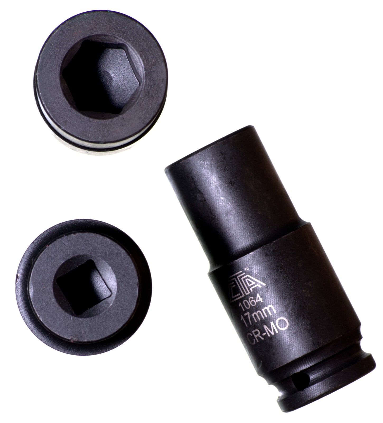 CTA 1069 – 3 Piece Crank Bolt Socket Set 17mm, 19mm & 21mm w/ Molded Storage Box