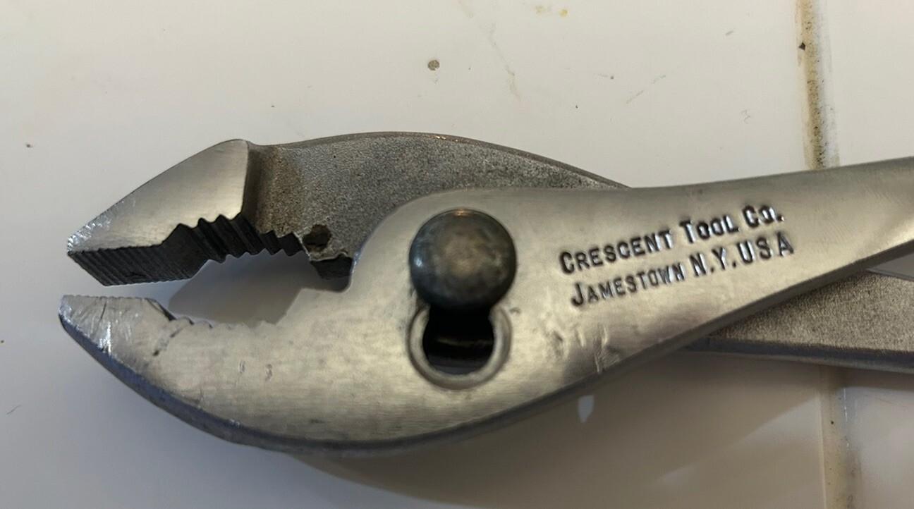 CRESCENT 8″ SLIP JOINT PLIERS USA- VINTAGE