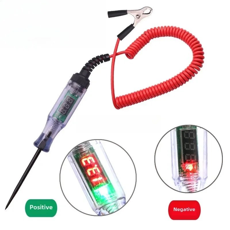 Automotive Test Light Circuit Probe Voltage Tester LED 9V-72V