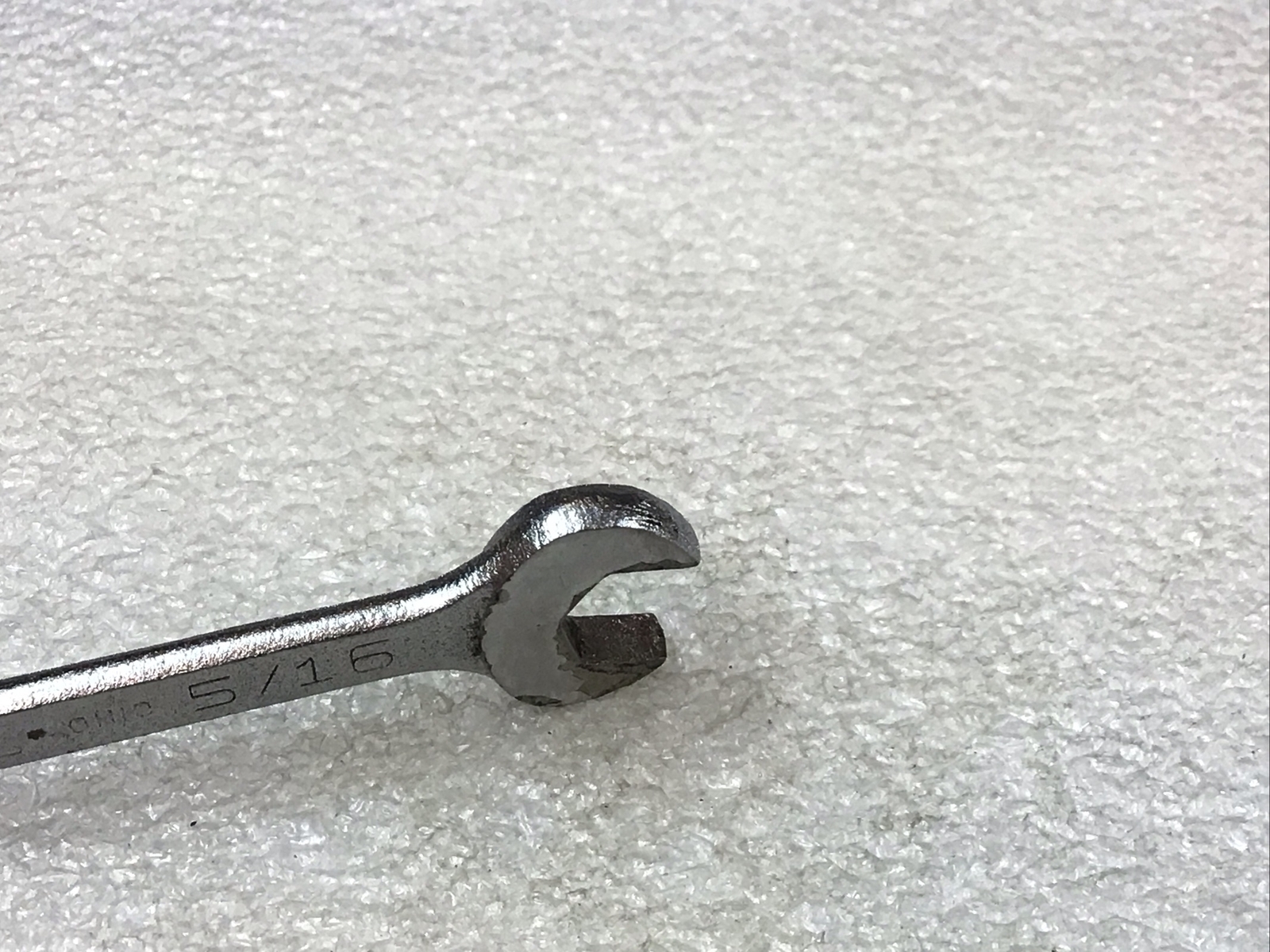 MAC TOOLS#CH10 – 5/16”, SAE, 6 PT., CHROME, SHORT, COMBO. WRENCH (Sabina Ohio)