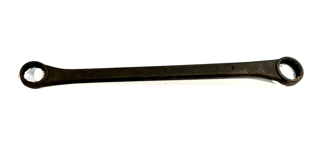 NOS Lectrolite Forged Alloy Steel Wrench 13/16″ & 7/8″ Offset Wrench 12″ USA