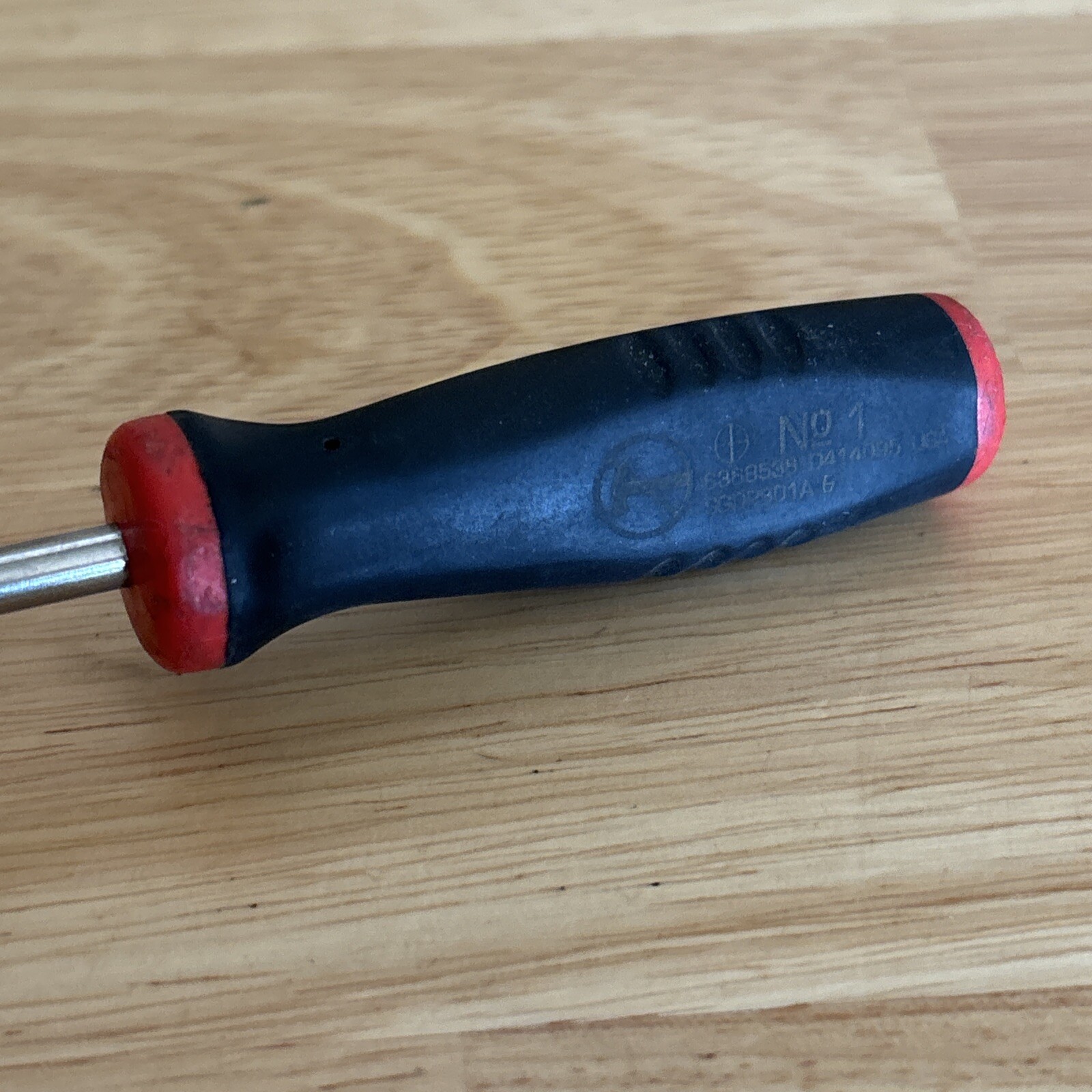 Snap On No 1 Mini Phillips Screwdriver Knurled Shank Soft Handle SGDP301A