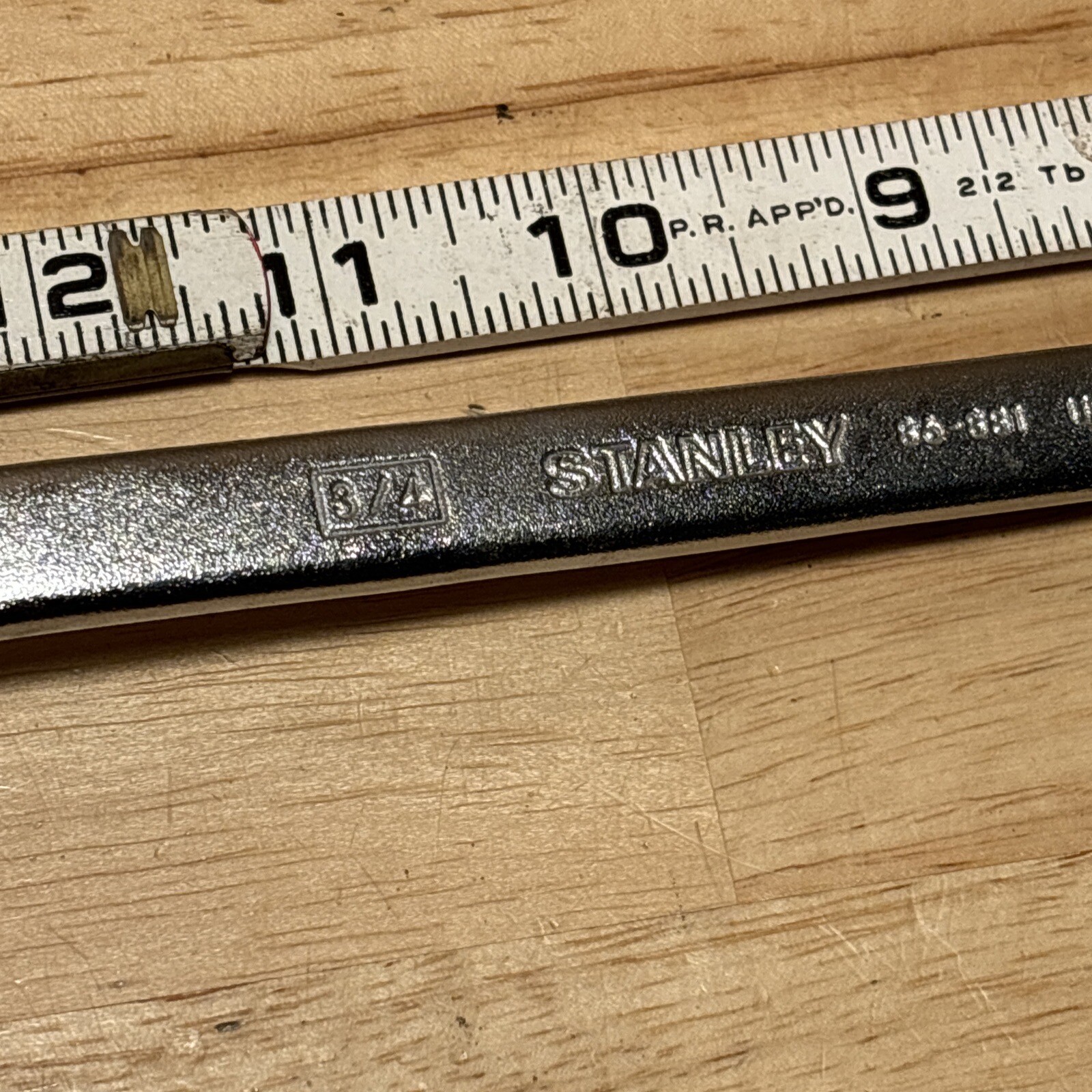 Vintage Stanley 5/8 X 3/4 Box End Wrench Made In USA 🇺🇸 Nice!
