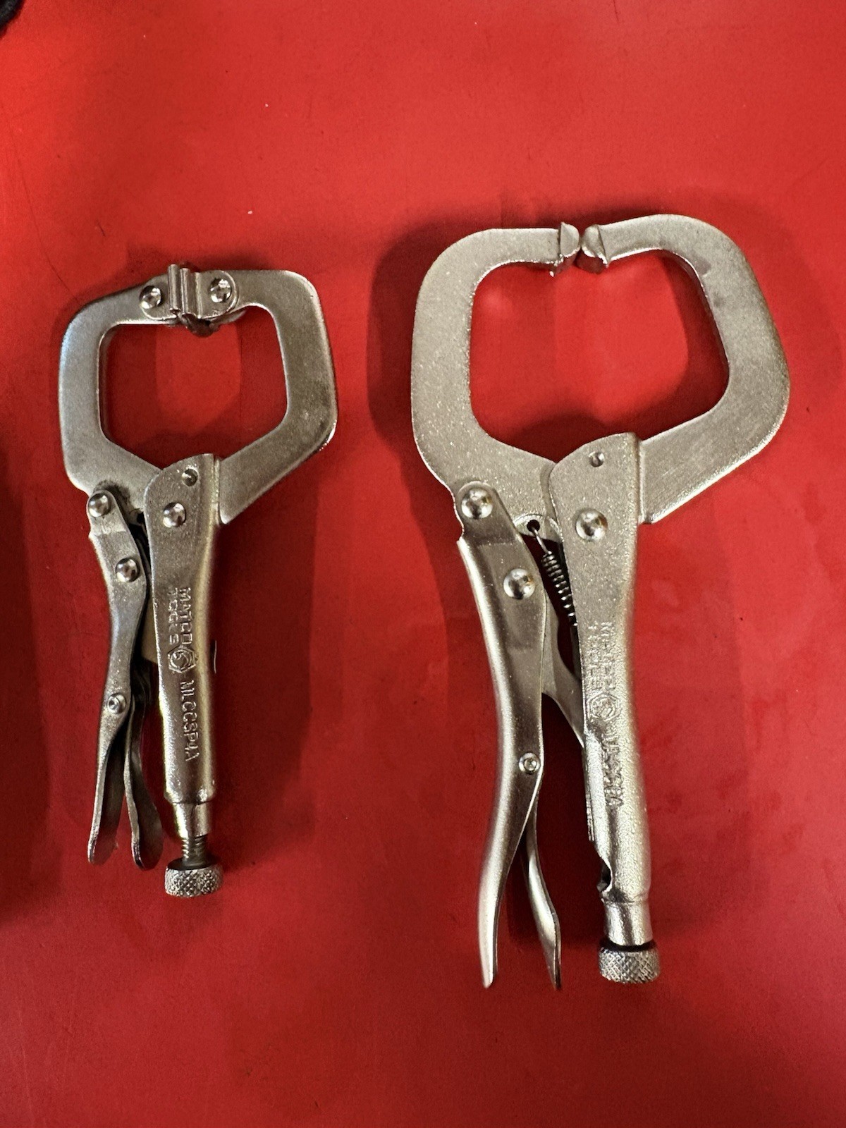 Mac Tools 10 Pc Locking plier set with bag New