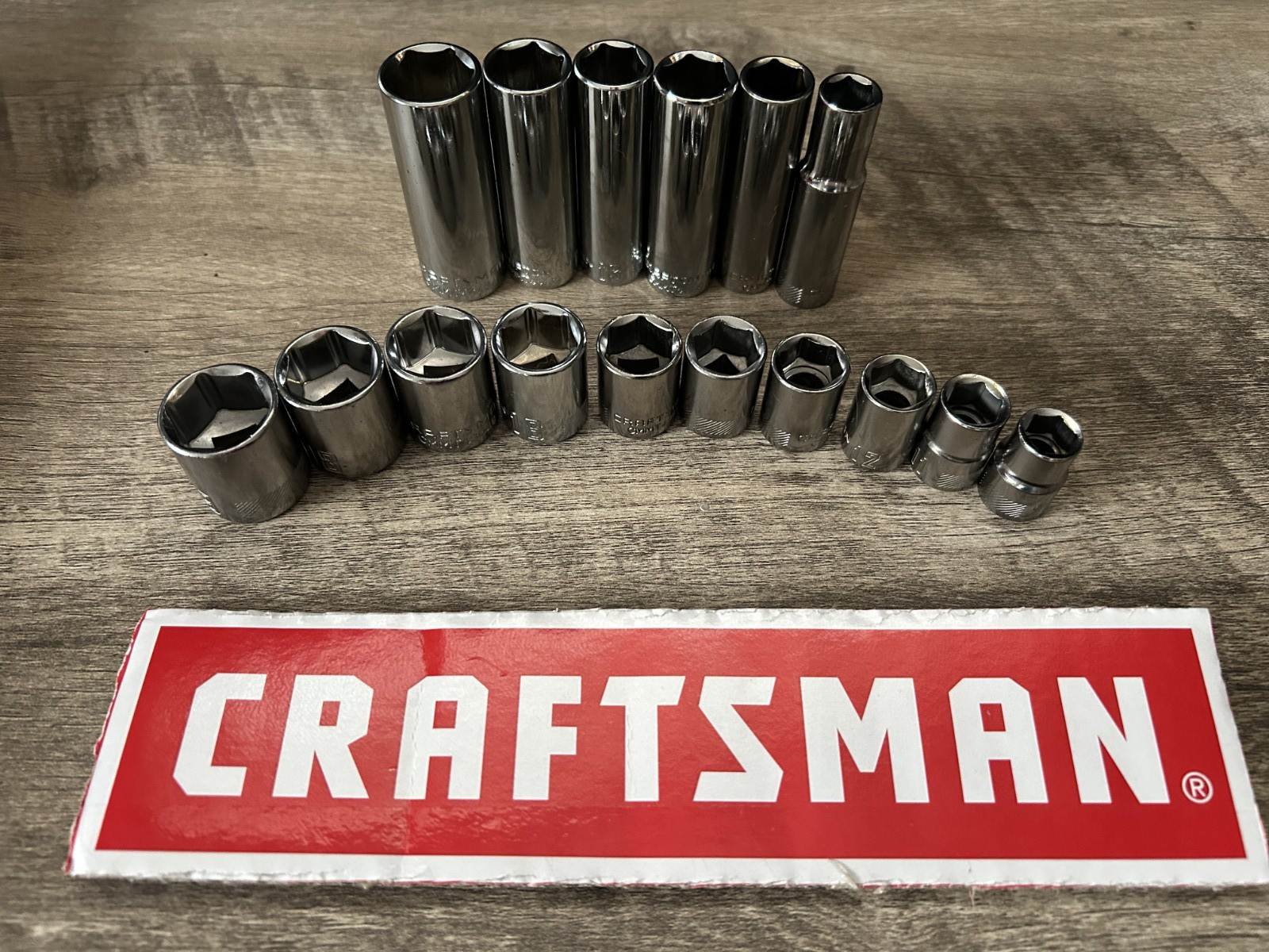 CRAFTSMAN Deep & Shallow 3/8In. Drive Metric Sockets 6Pt