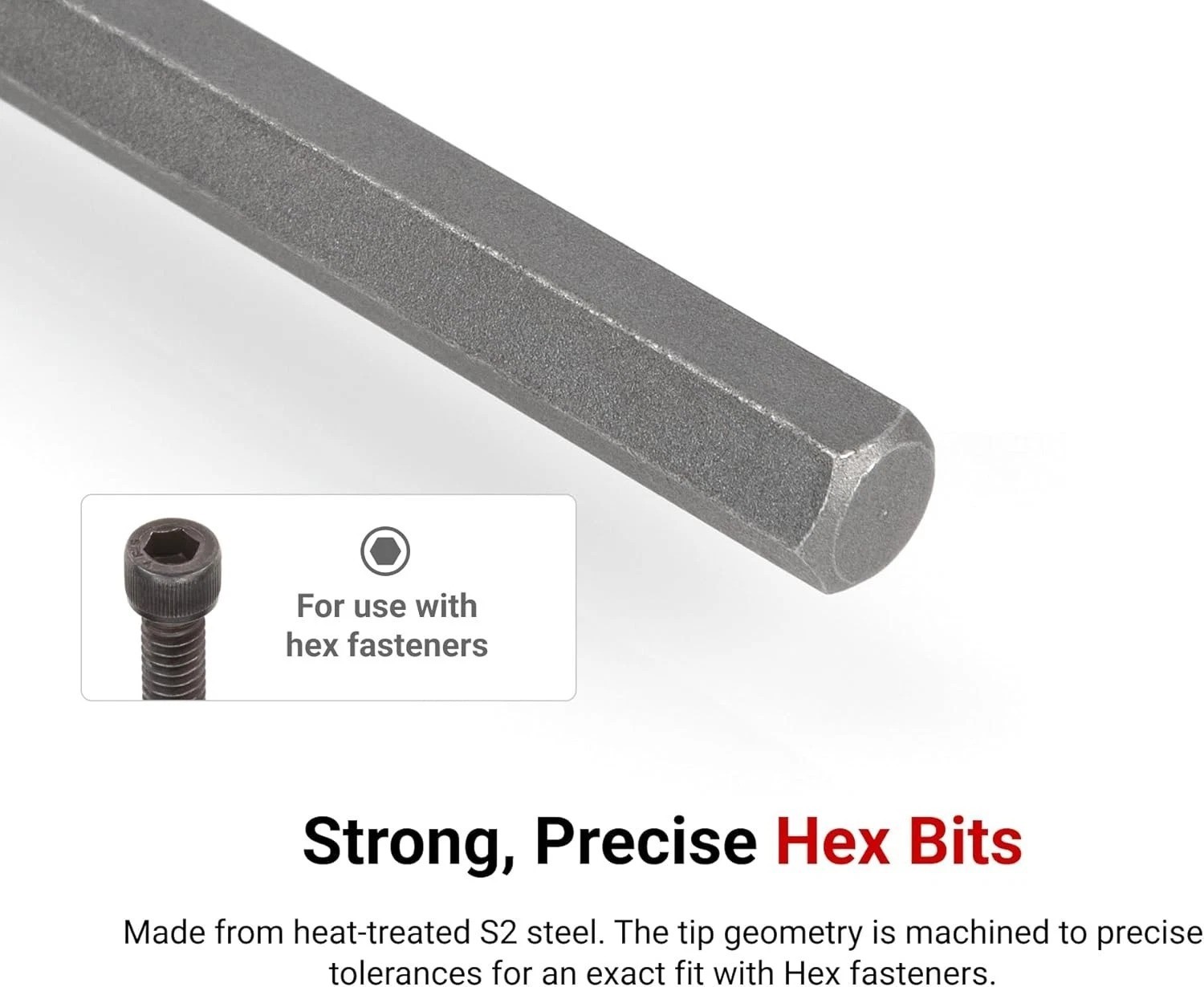 Reliable 3/8 Inch Drive Hex Bit Socket – 3/16 Inch Long, Extra-Durable S2 Steel