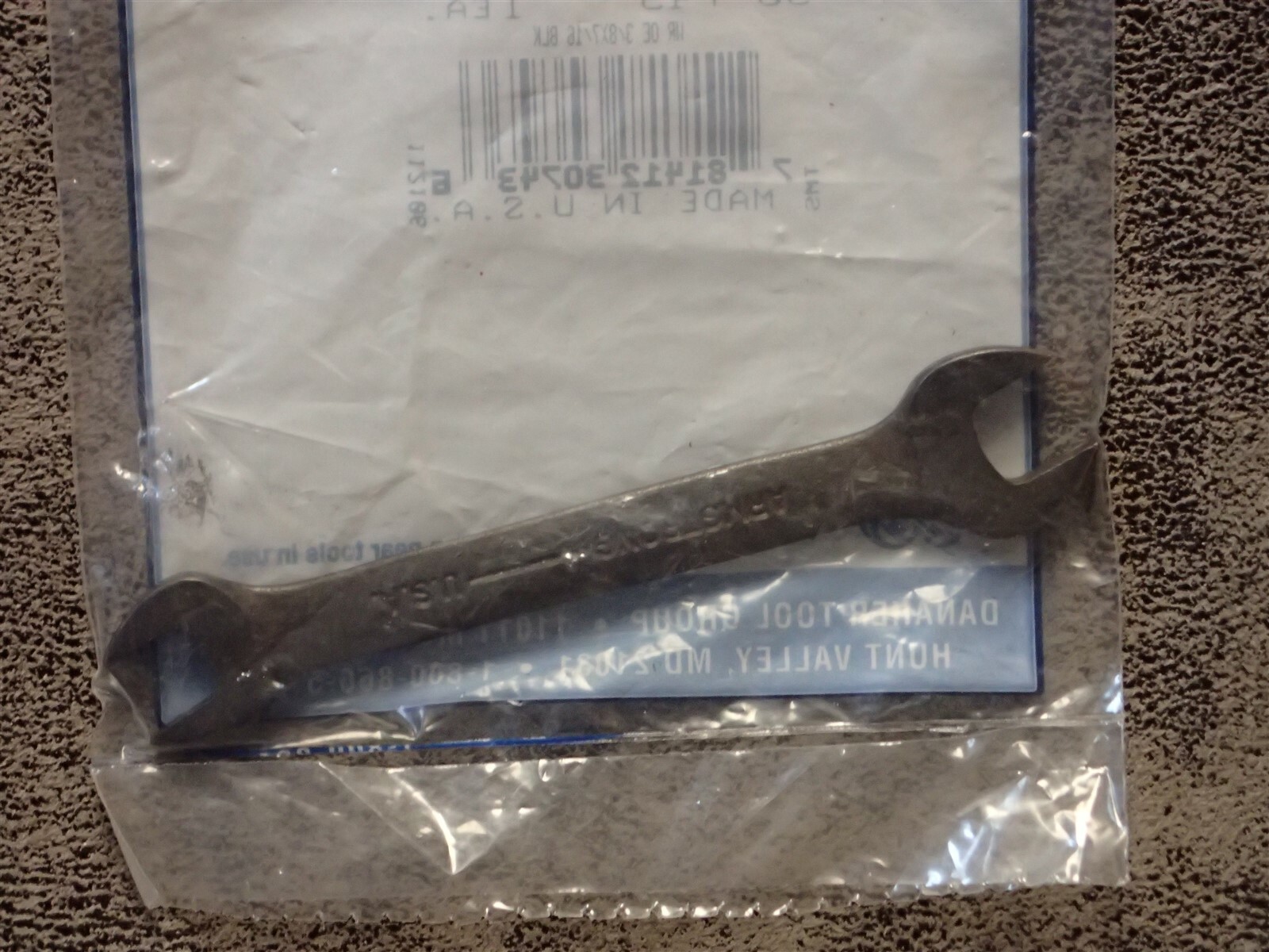 30-743 ARMSTRONG TOOLS 3/8″ x 7/16″ Black Oxide Open End Wrench 4-3/4″ OAL