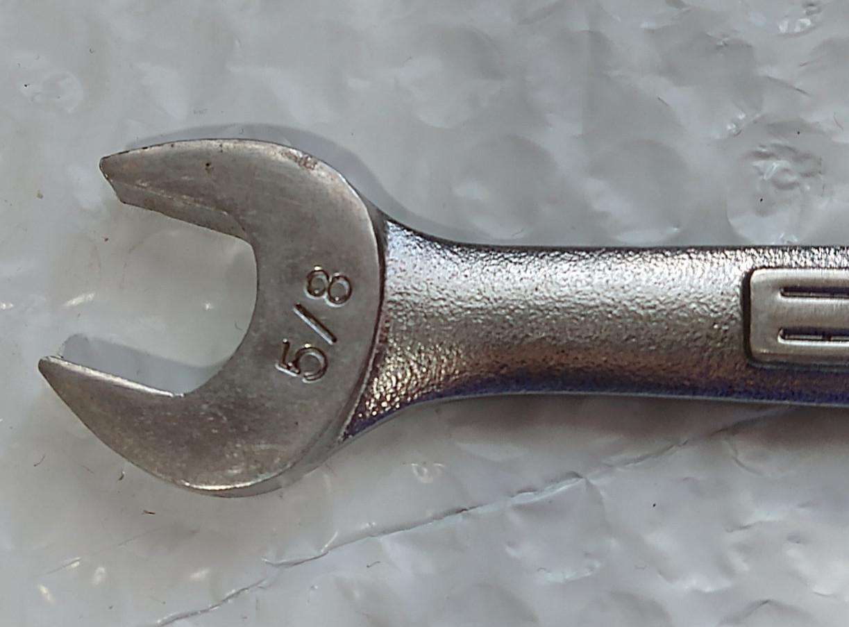 CRAFTSMAN TOOLS USA VV44582, 5/8″ x 3/4″ DBL. OPEN-END WRENCH, 7.75″ LONG.