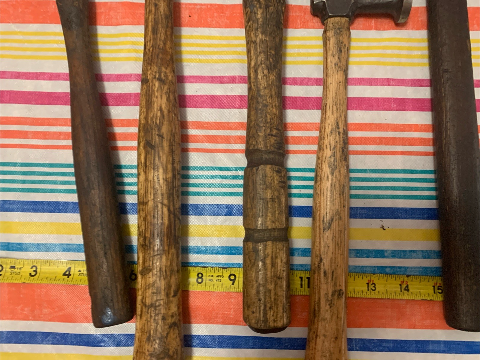Lot Of 5 Mechanic Hammers Vaughn Fairmount 156-G Excelsior Made In USA Peen