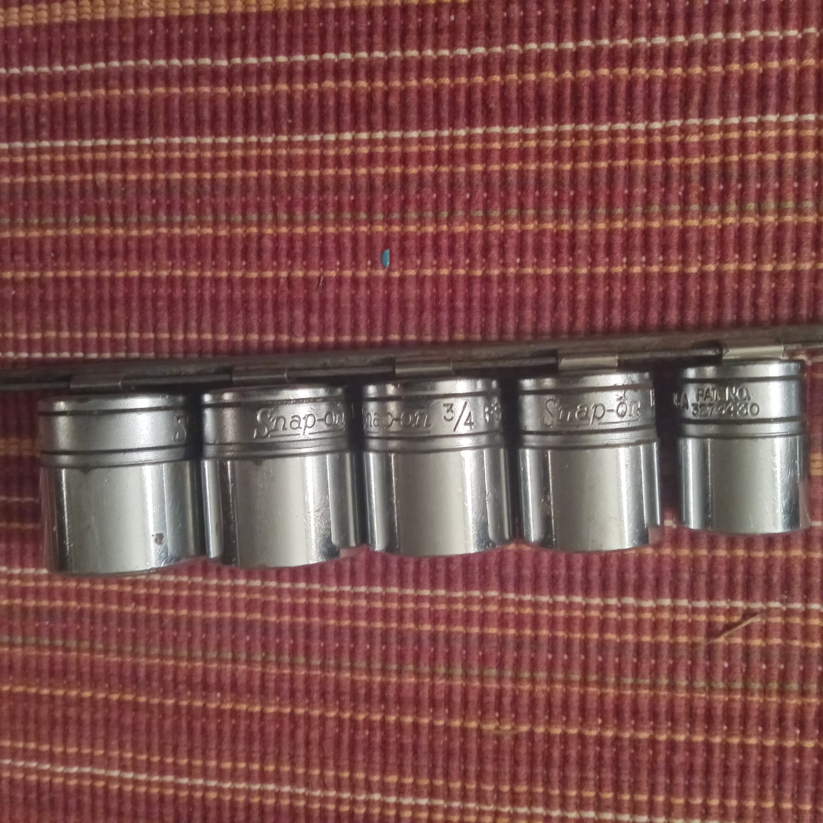 Snap On FS Series 3/8″ Drive Socket Set 6 Point 1/4″ To 7/8″ Missing 1/2″