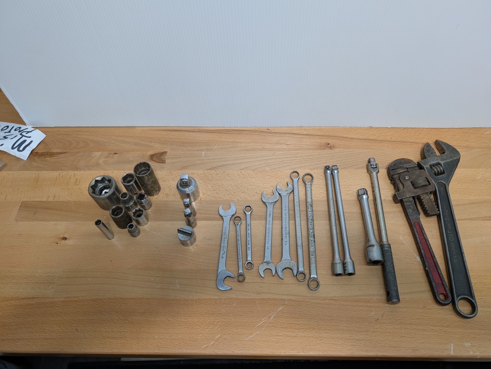 Assorted PROTO USA Sockets And Tools 7lbs 10oz Of Vintage Tools