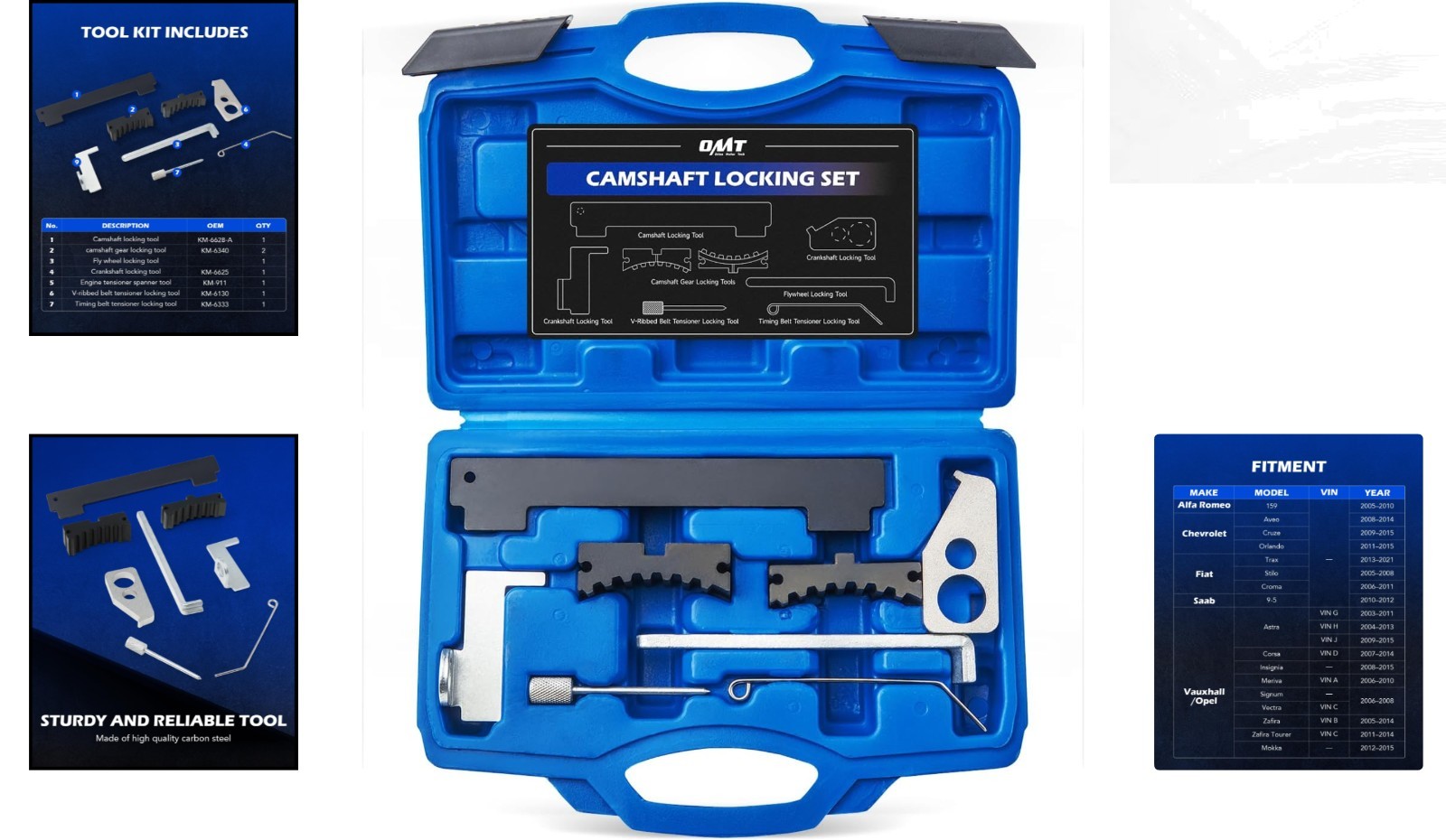 Pro-Grade Engine Tool Kit for Chevy, Fiat, & Alfa Romeo – User-Friendly Design