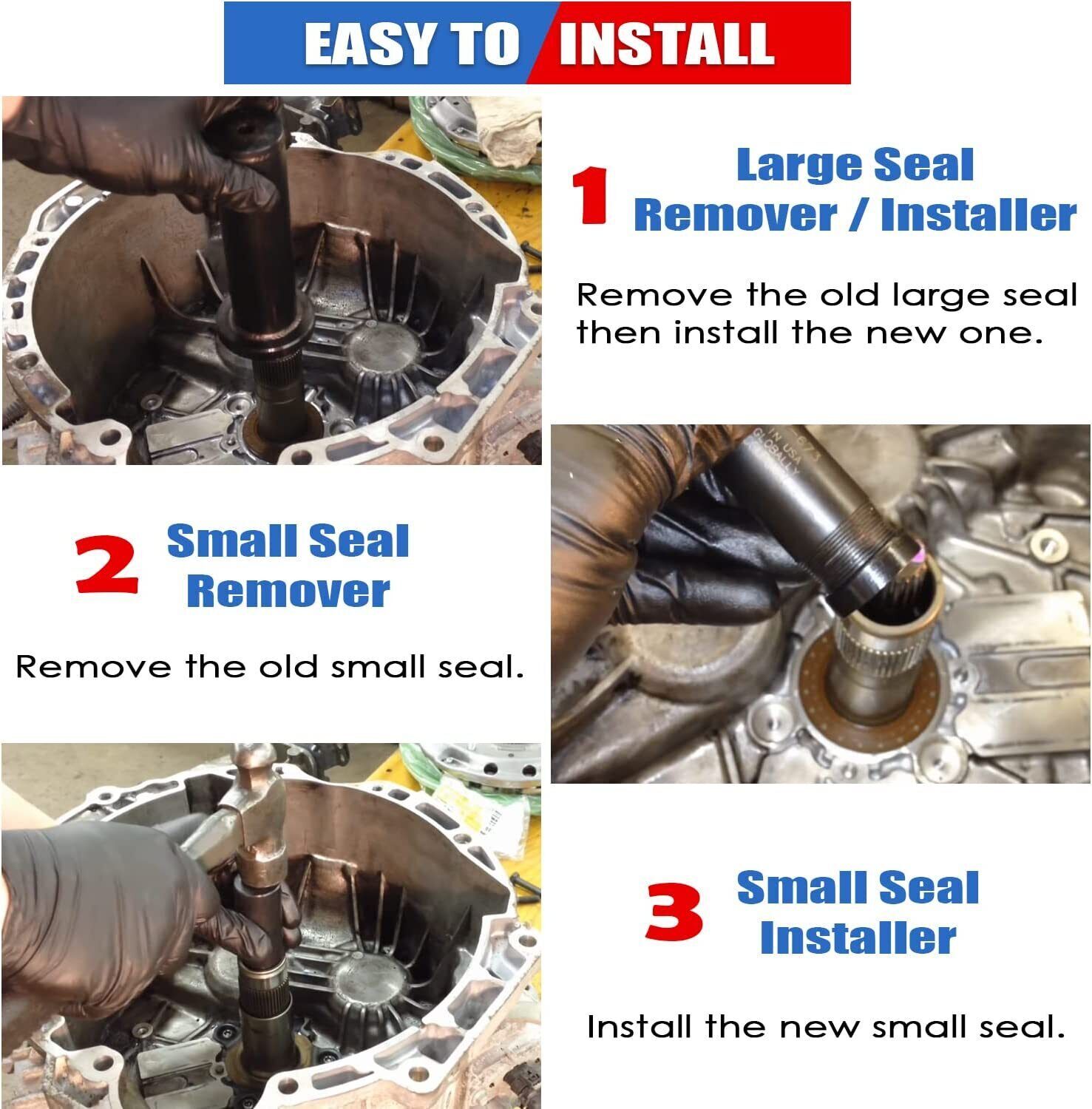 Dual Clutch Transmission Seal Installer Remover Tool Kit Fit for Ford DCT DPS6