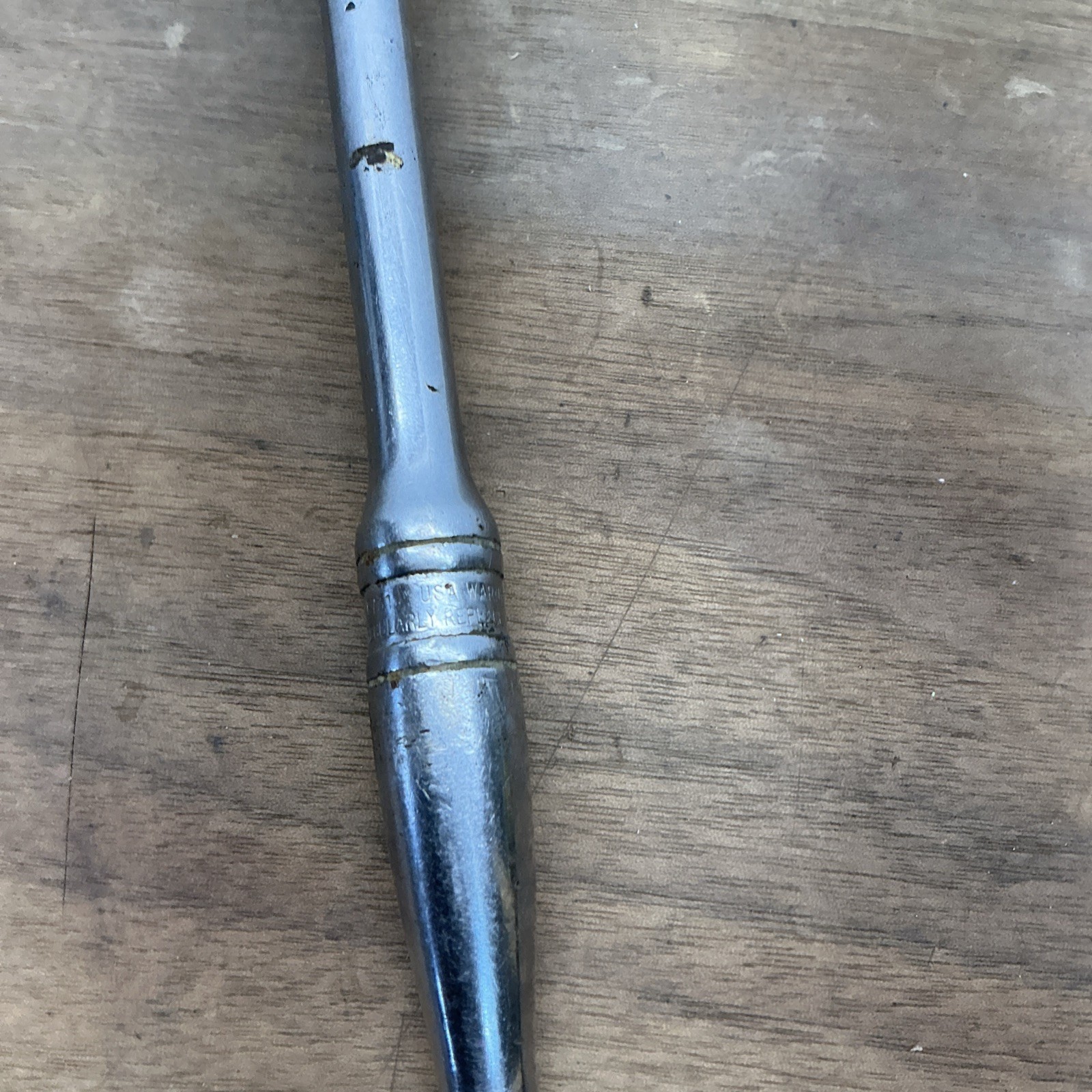Snap On Tools USA 3/8 Drive Flex Head Standard Handle Ratchet F731 Vintage(k)
